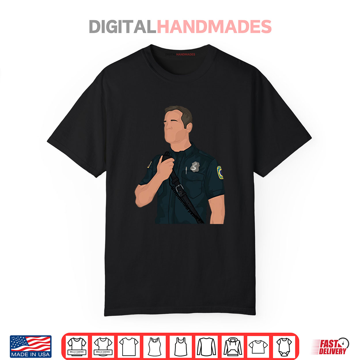 Bobby Nash Captain 911 On ABC TV Show Shirt Bobby Nash Captain 911 On ABC TV Show Shirt