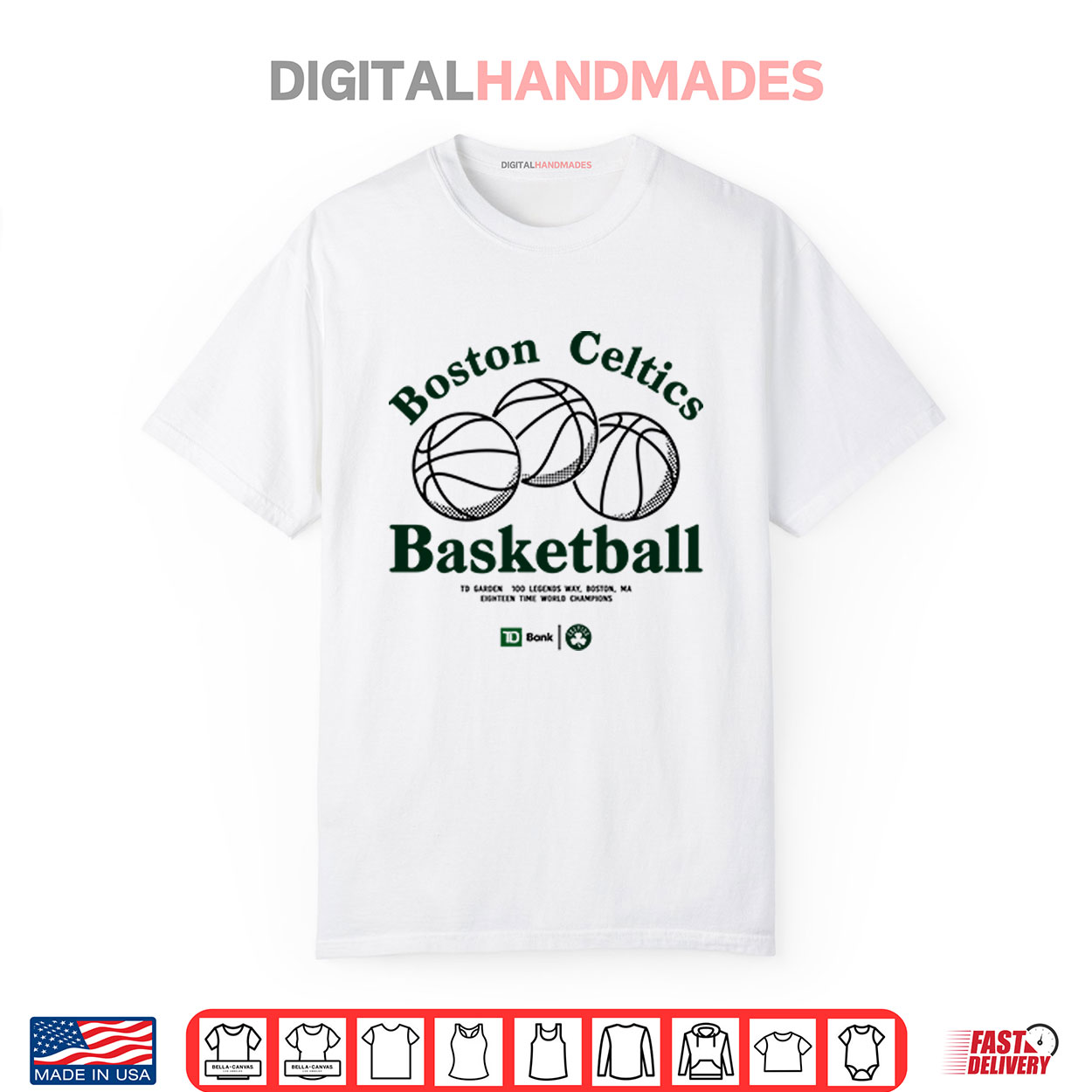 Boston Celtics Basketball Eighteen Time World Champions Shirt Boston Celtics Basketball Eighteen Time World Champions Shirt