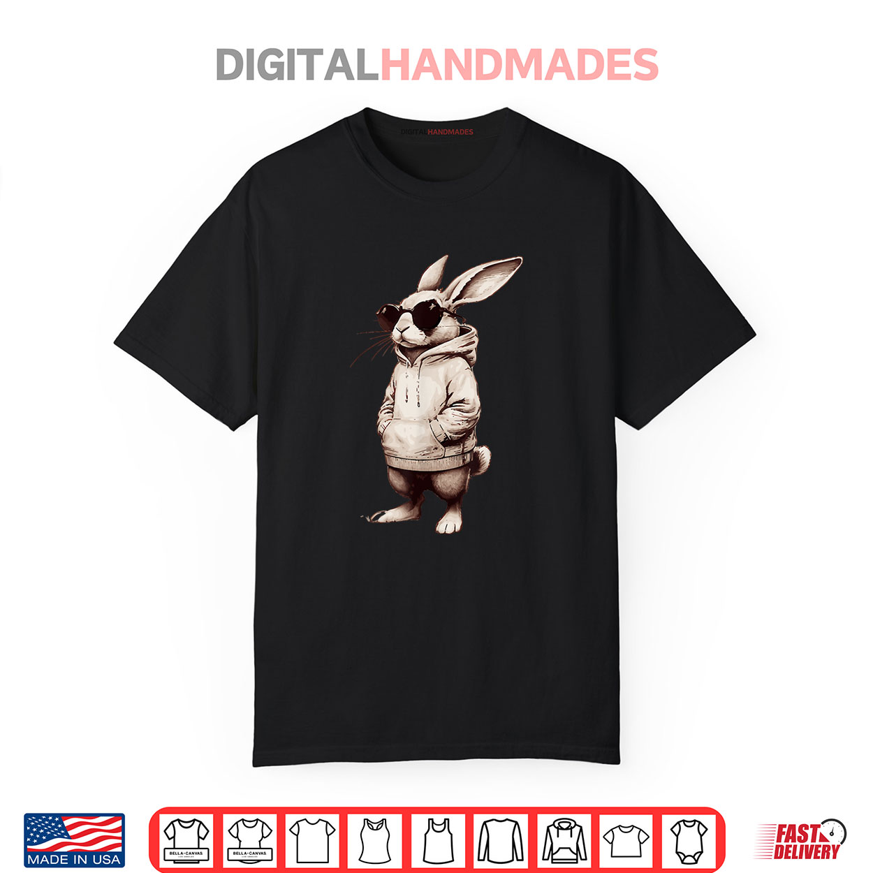 Bunny Face With Sunglasses Easter Day Shirt Bunny Face With Sunglasses Easter Day Shirt