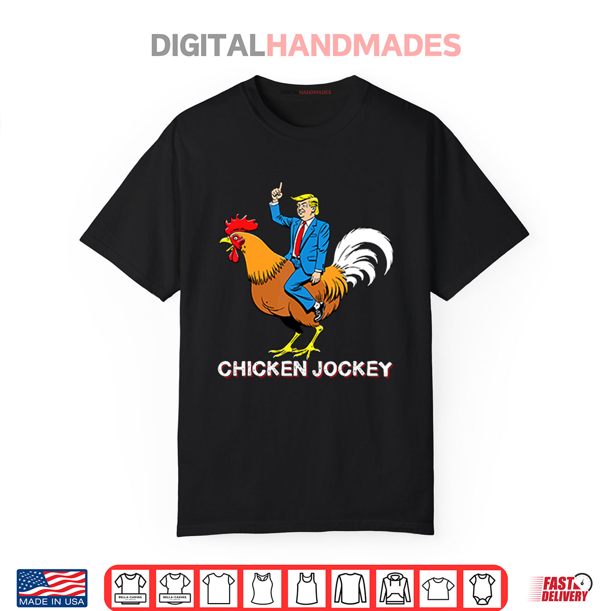 Chicken Jockey Funny Trump Shirt Chicken Jockey Funny Trump Shirt