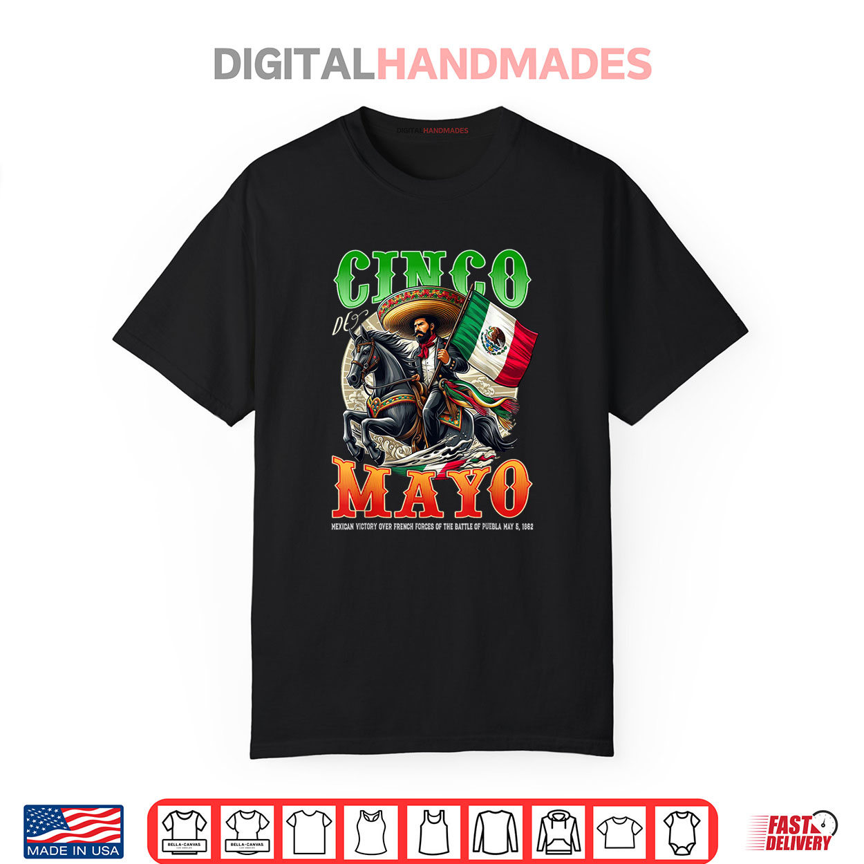 Cinco De Mayo Battle of Puebla 1862 Mexican Shirt Cinco De Mayo Battle of Puebla 1862 Mexican Shirt