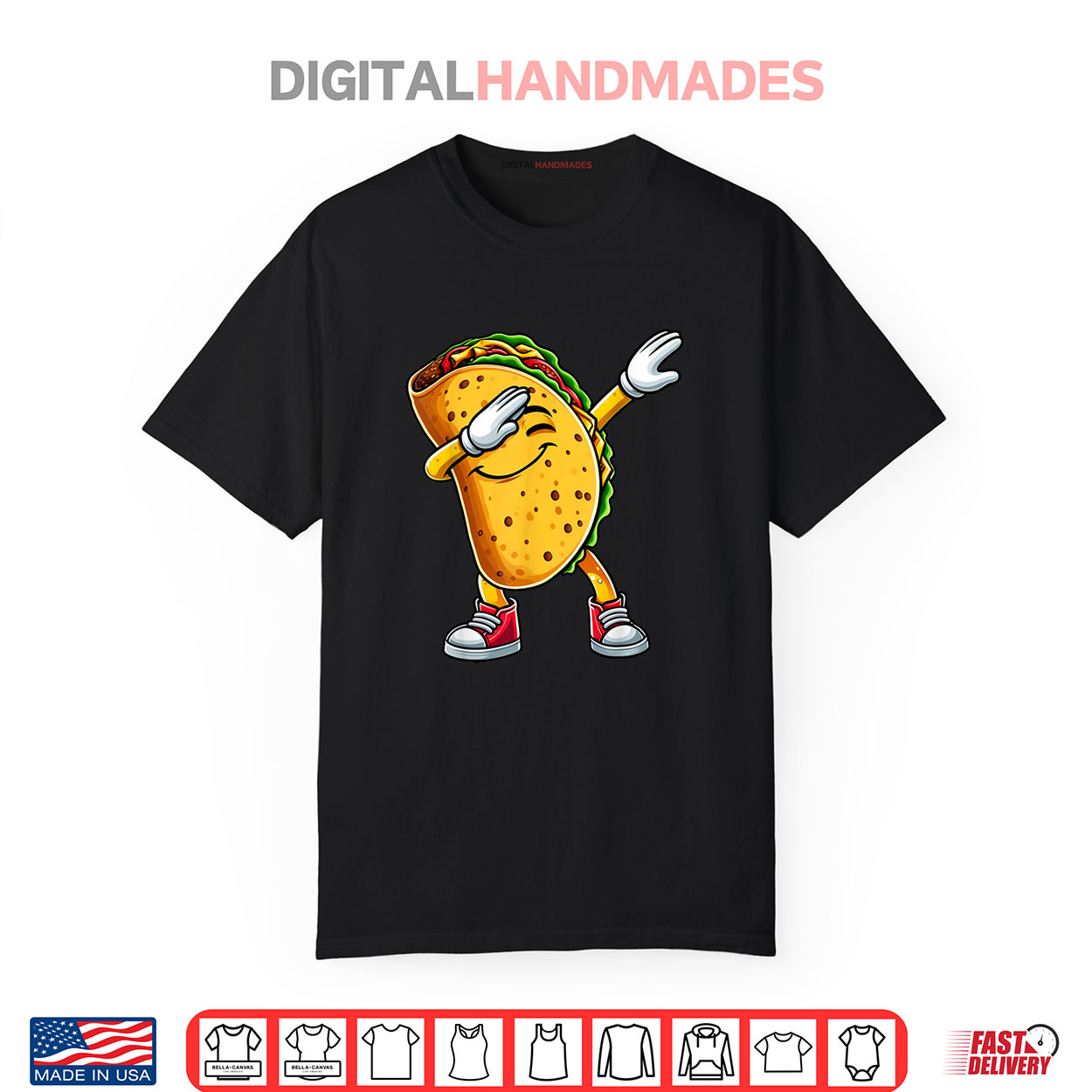 Dabbing Taco Cinco de Mayo Funny Mexican Food Shirt Dabbing Taco Cinco de Mayo Funny Mexican Food Shirt
