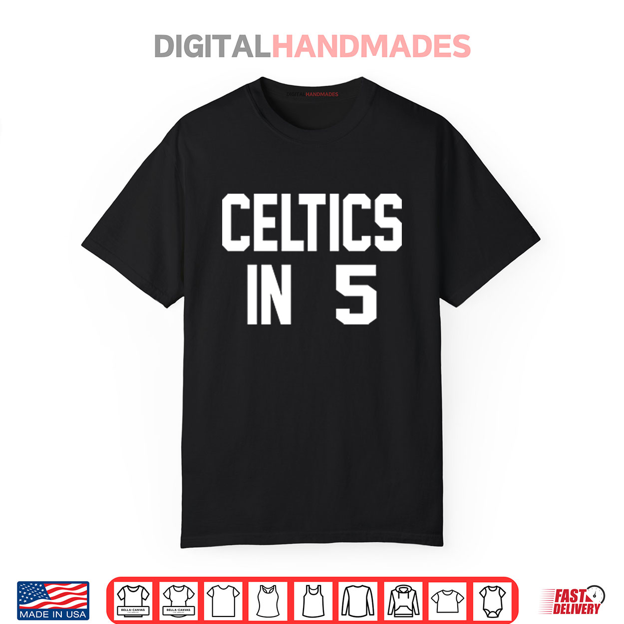 Dave Portnoy Celtics In 5 Shirt Dave Portnoy Celtics In 5 Shirt