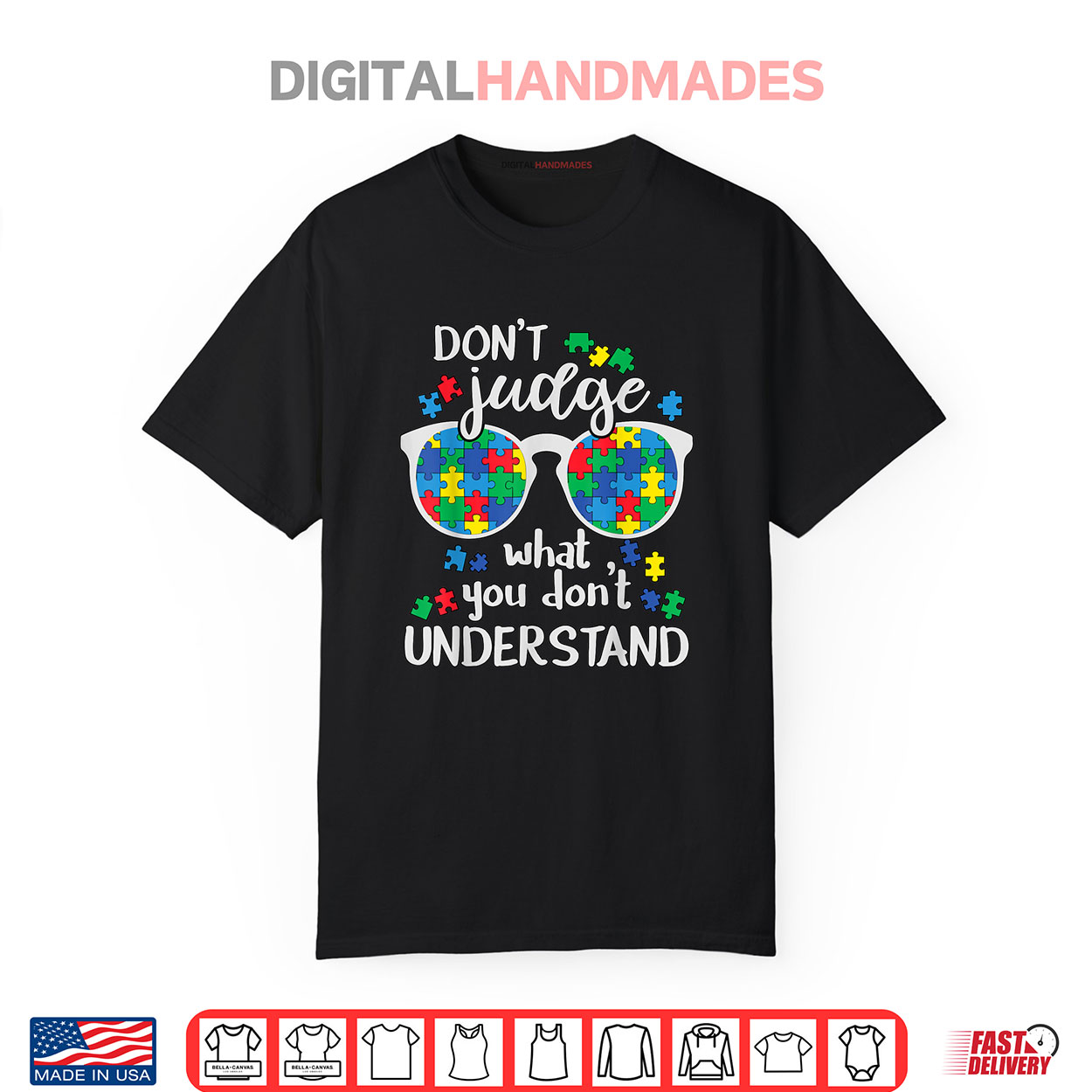 Don’t Judge Understand Love Autistic Kids Autism Awareness Shirt Don’t Judge Understand Love Autistic Kids Autism Awareness Shirt