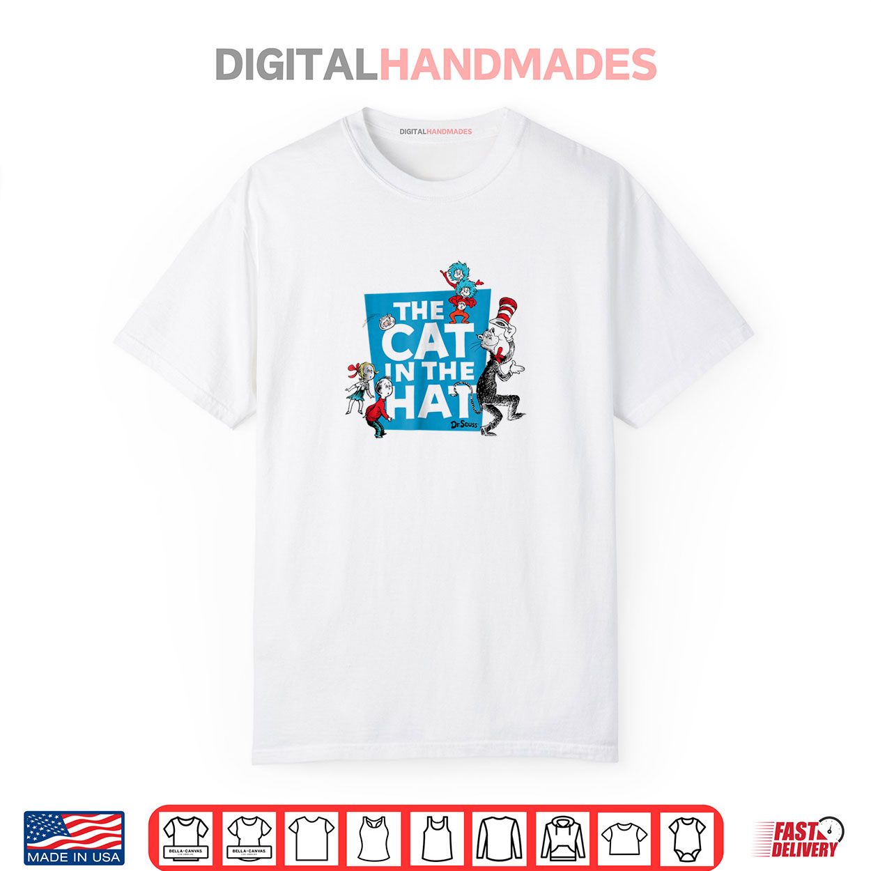 Dr Seuss The Cat in the Hat Characters Shirt Dr Seuss The Cat in the Hat Characters Shirt
