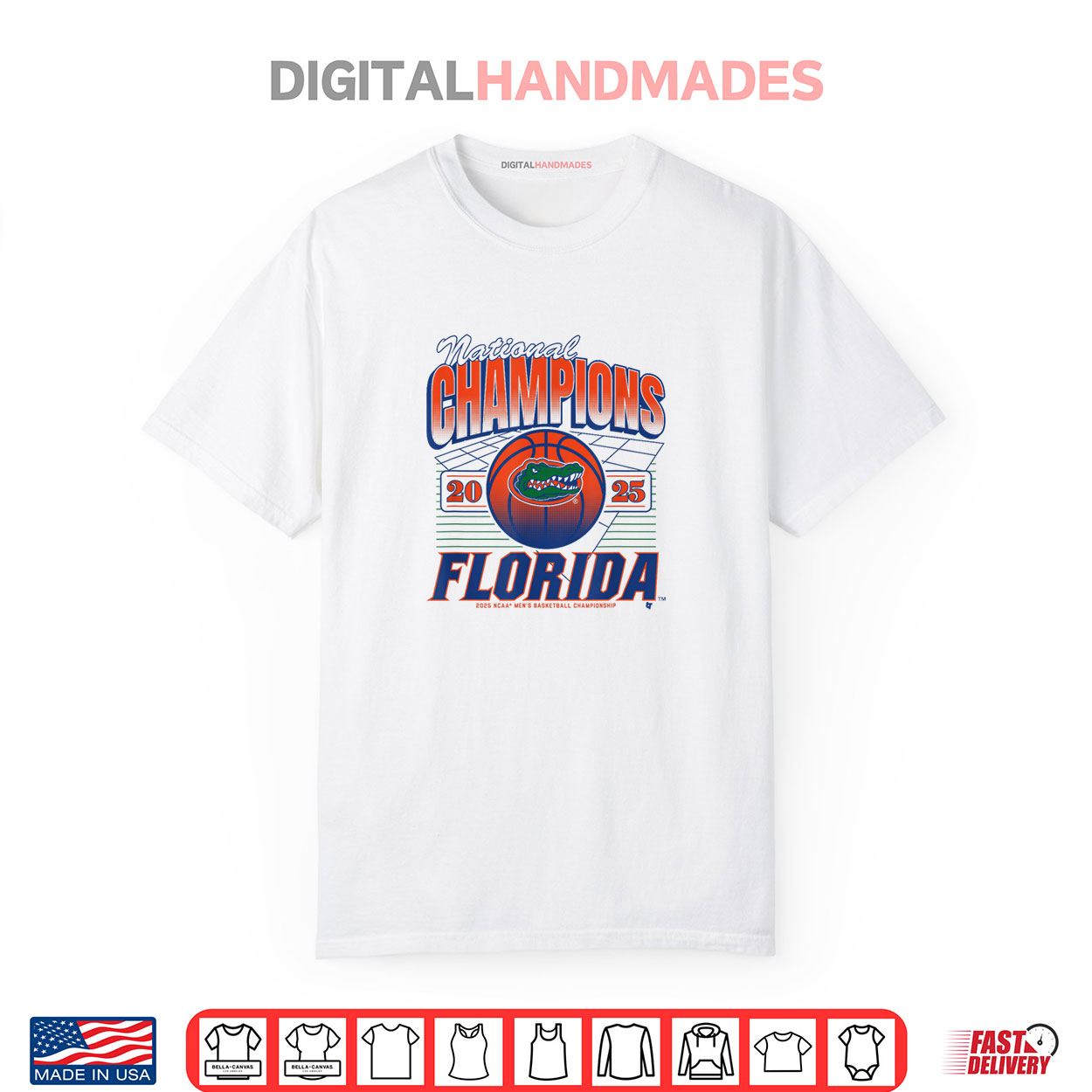 Florida Gators Basketball_ 2025 NCAA Champions Grid Shirt Florida Gators Basketball_ 2025 NCAA Champions Grid Shirt