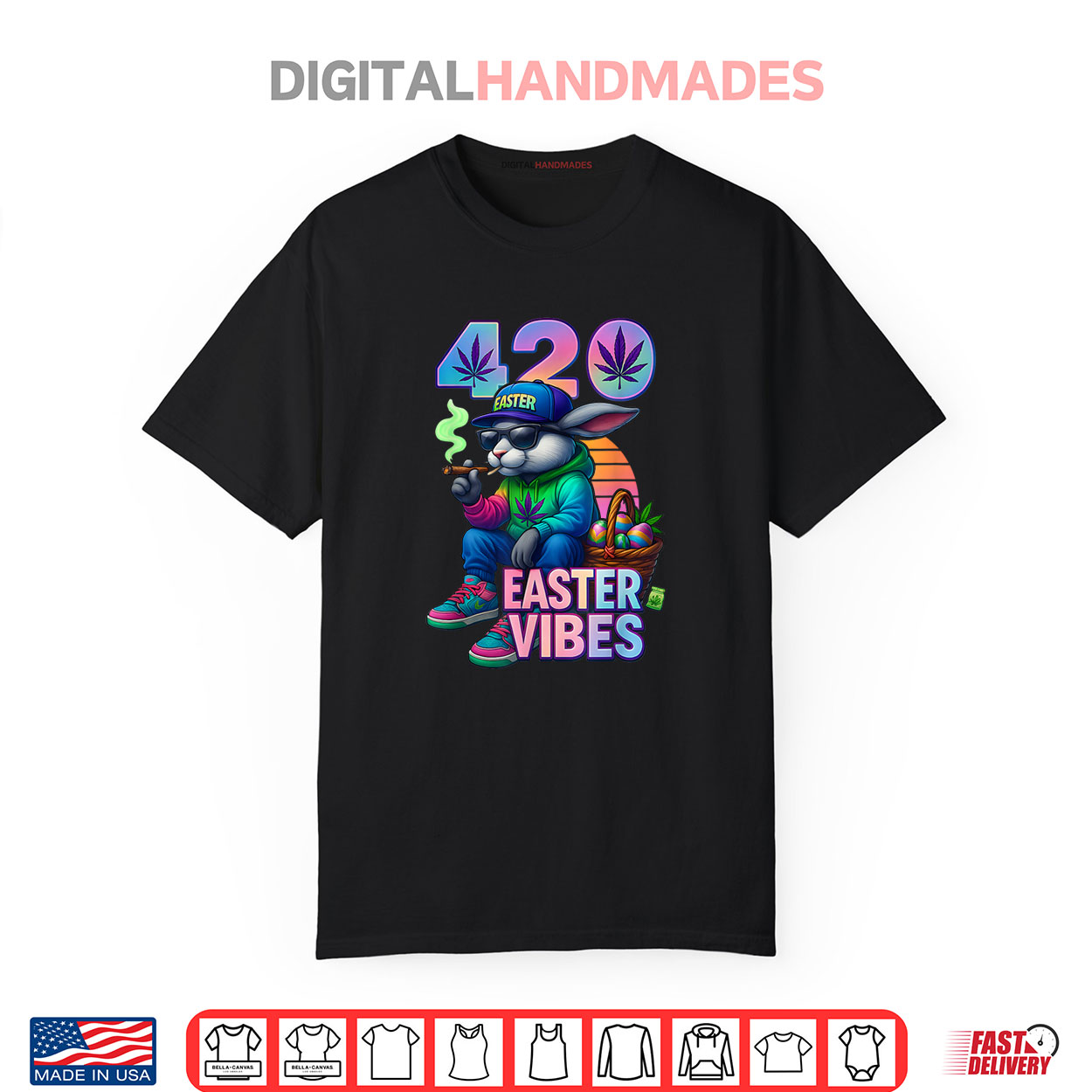 Funny 420 Easter Bunny Design Shirt Funny 420 Easter Bunny Design Shirt