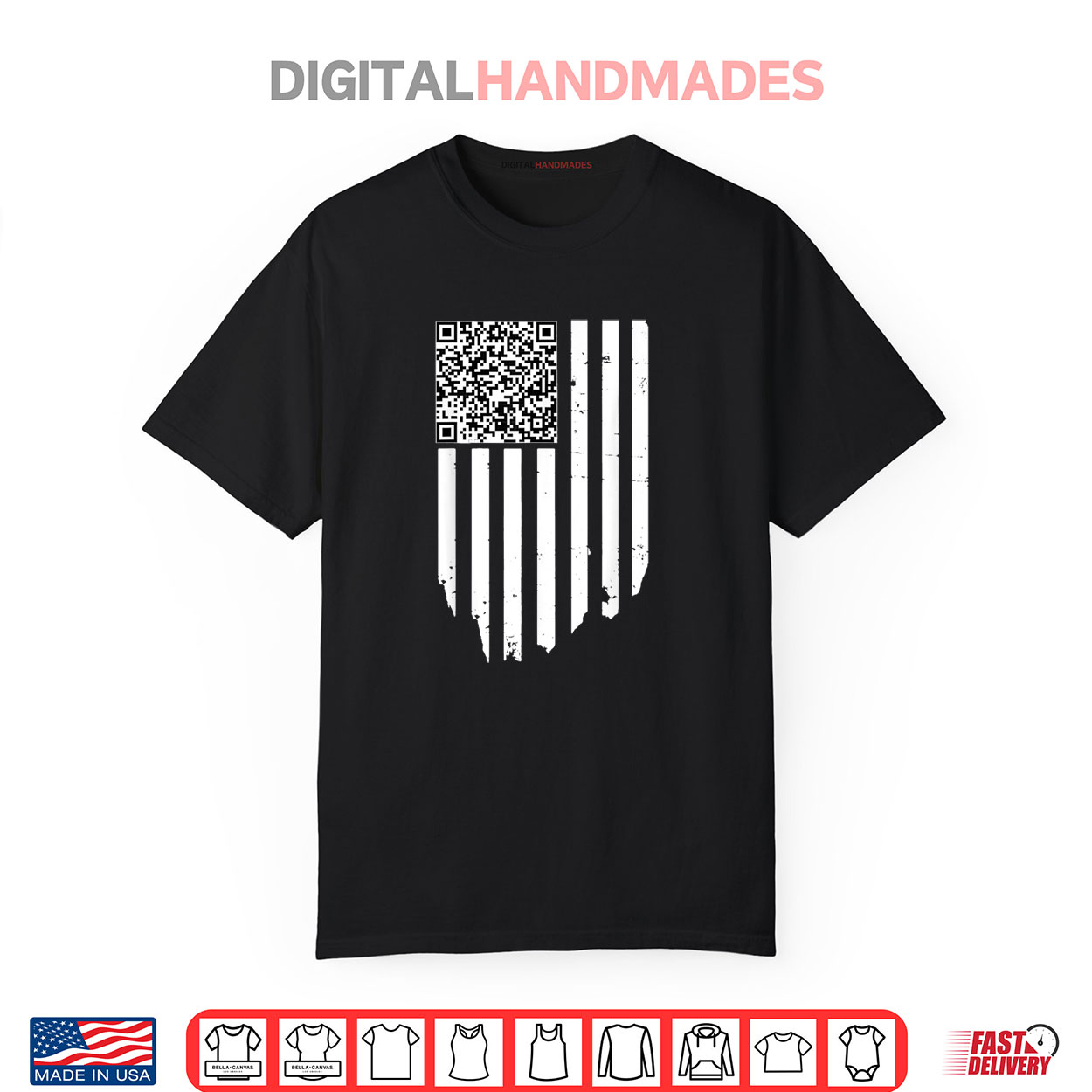Funny QR President Trump Dance Code Shirt Funny QR President Trump Dance Code Shirt