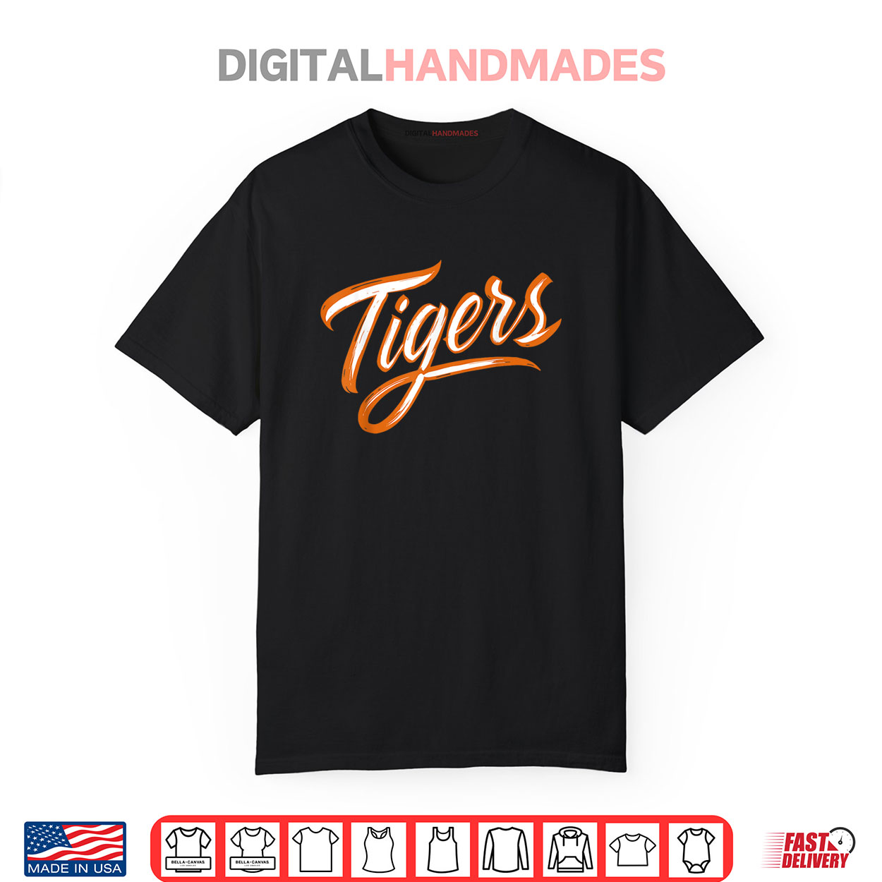 Graphic Tigers Last Name Style Classic Shirt Graphic Tigers Last Name Style Classic Shirt