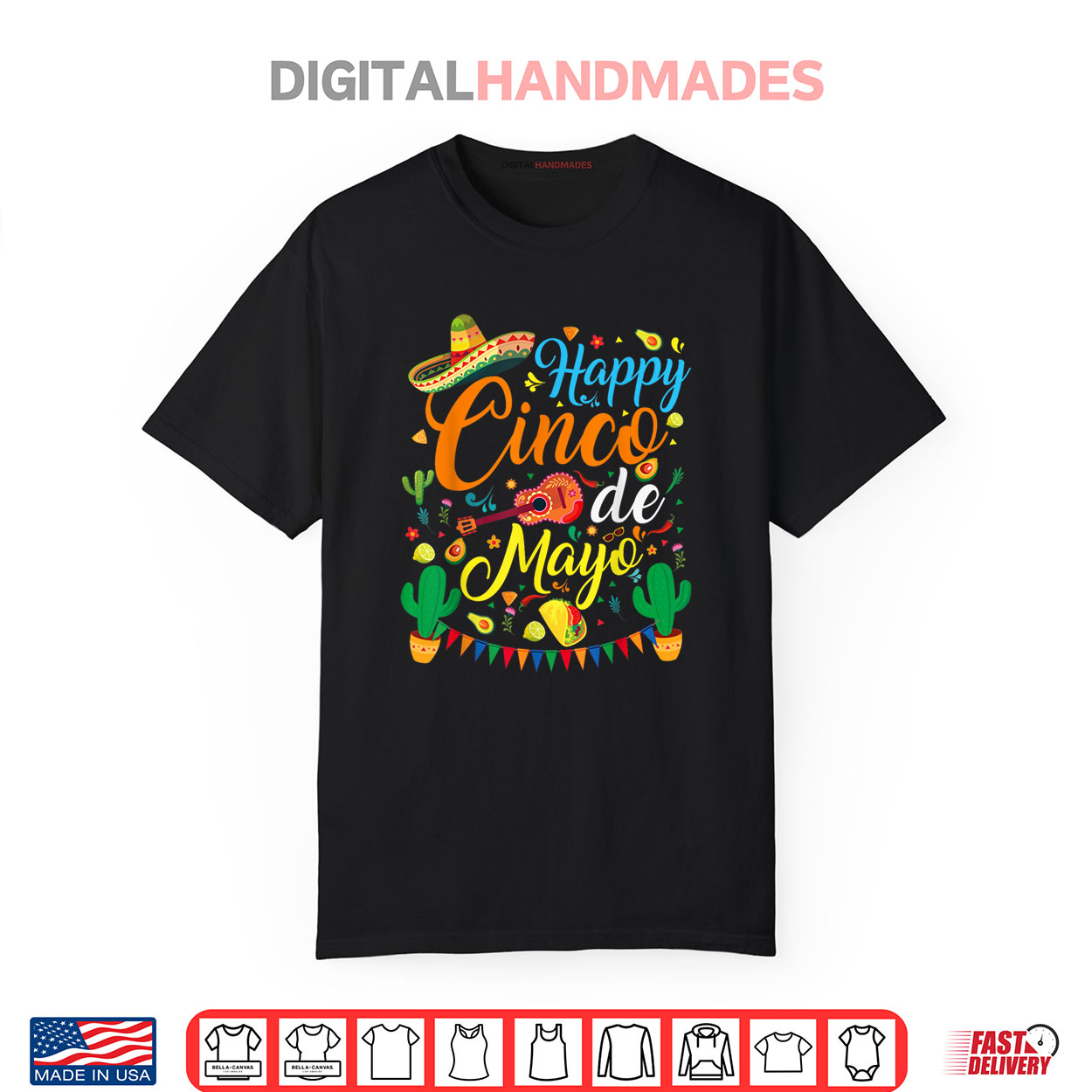Happy Cinco de Mayo Fiesta Mexican Party 5 De Mayo Shirt Happy Cinco de Mayo Fiesta Mexican Party 5 De Mayo Shirt