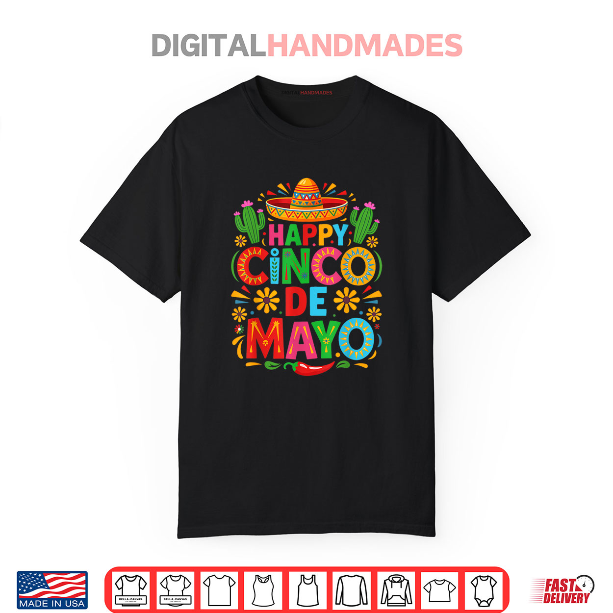 Happy Cinco de Mayo Fiesta Mexican Party Shirt Happy Cinco de Mayo Fiesta Mexican Party Shirt