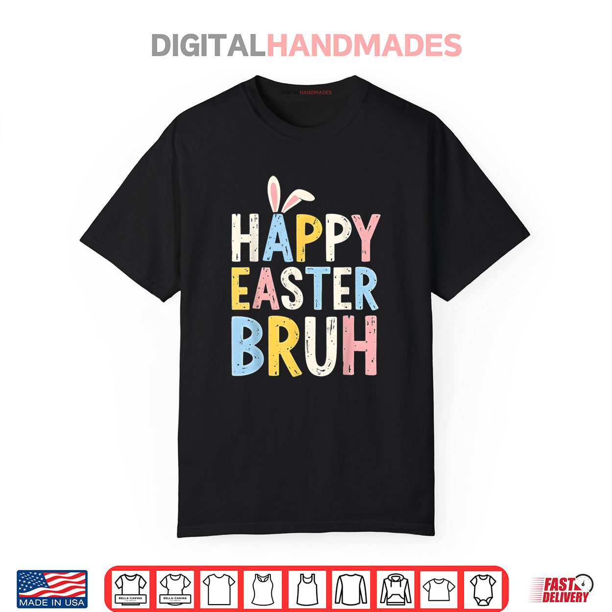 Happy Easter Bruh Meme Funny Bunny Eggs Shirt Happy Easter Bruh Meme Funny Bunny Eggs Shirt
