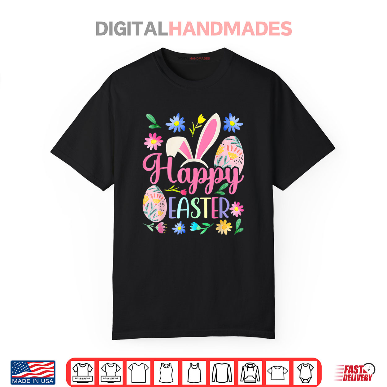 Happy Easter Bunny Spring Easter Egg Easter Shirts For Women Shirt Happy Easter Bunny Spring Easter Egg Easter Shirts For Women Shirt
