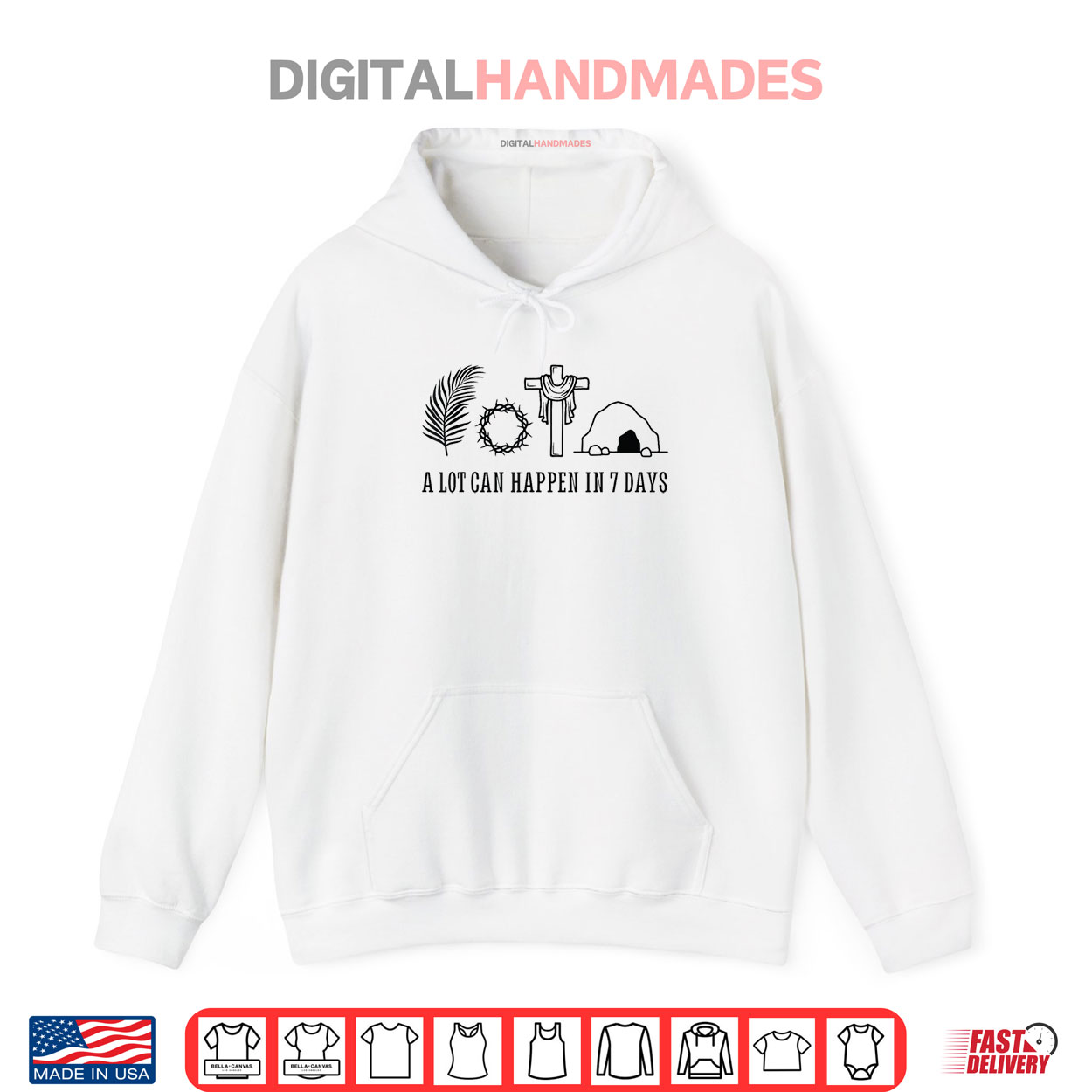 Shirt A LOT CAN HAPPEN IN 7 DAYS Palm Sunday Holy week Easter Shirt Shirt A LOT CAN HAPPEN IN 7 DAYS Palm Sunday Holy week Easter Shirt