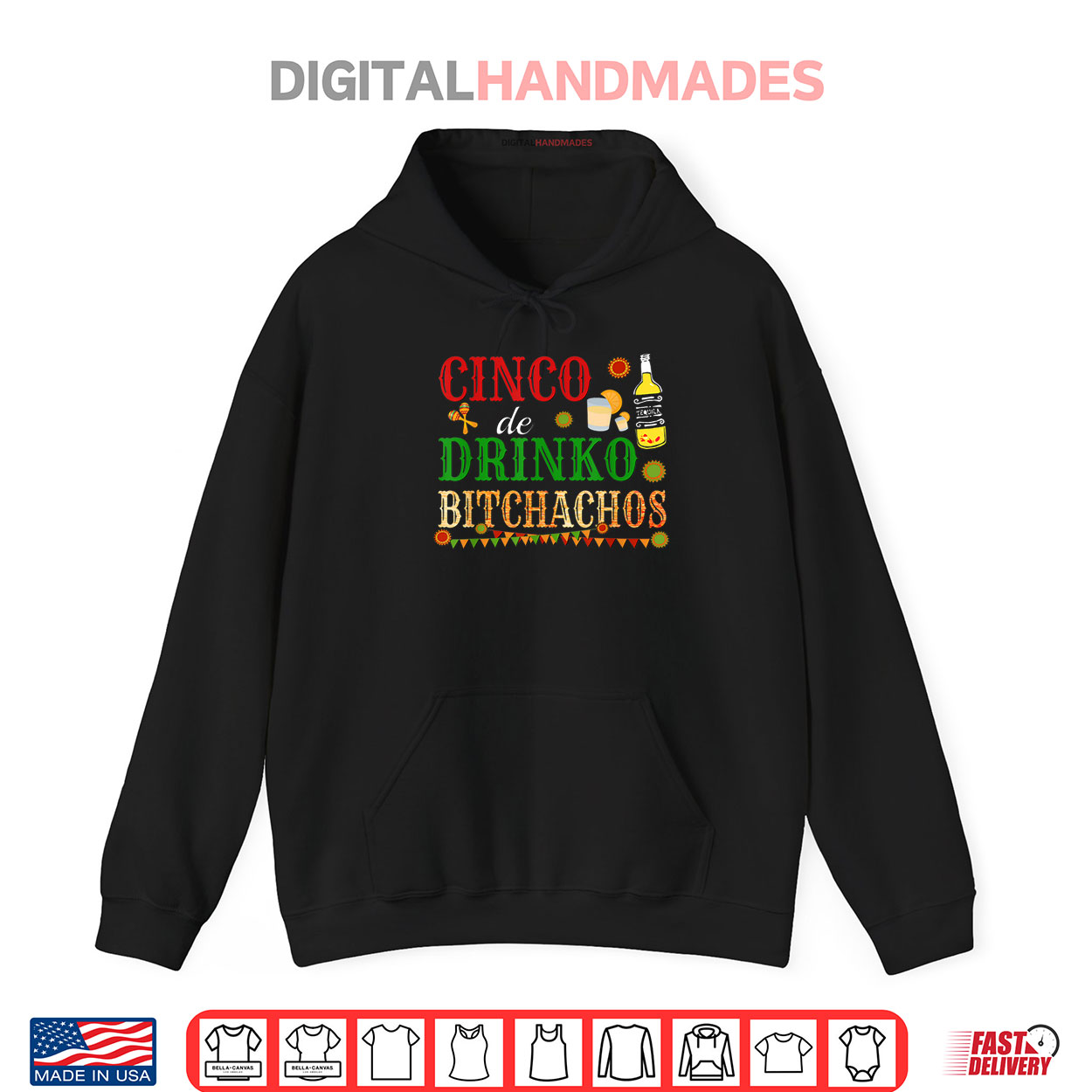 Cinco De Drinko Bitchachos Mens Womens Drinking Shirt Cinco De Drinko Bitchachos Mens Womens Drinking Shirt