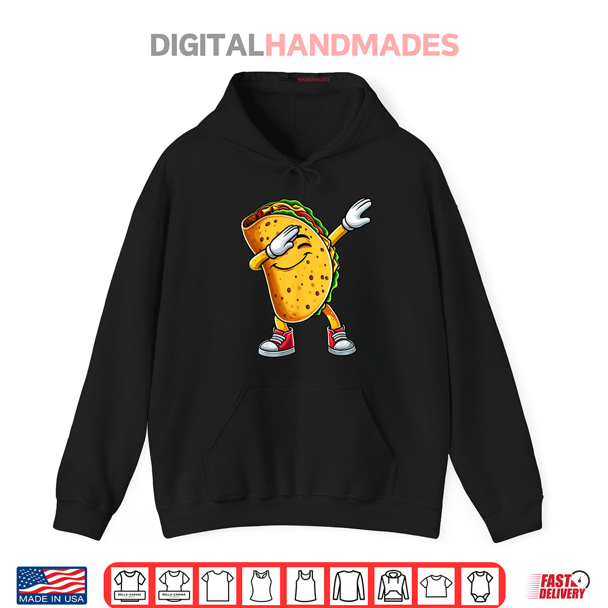 Dabbing Taco Cinco de Mayo Funny Mexican Food Shirt Dabbing Taco Cinco de Mayo Funny Mexican Food Shirt