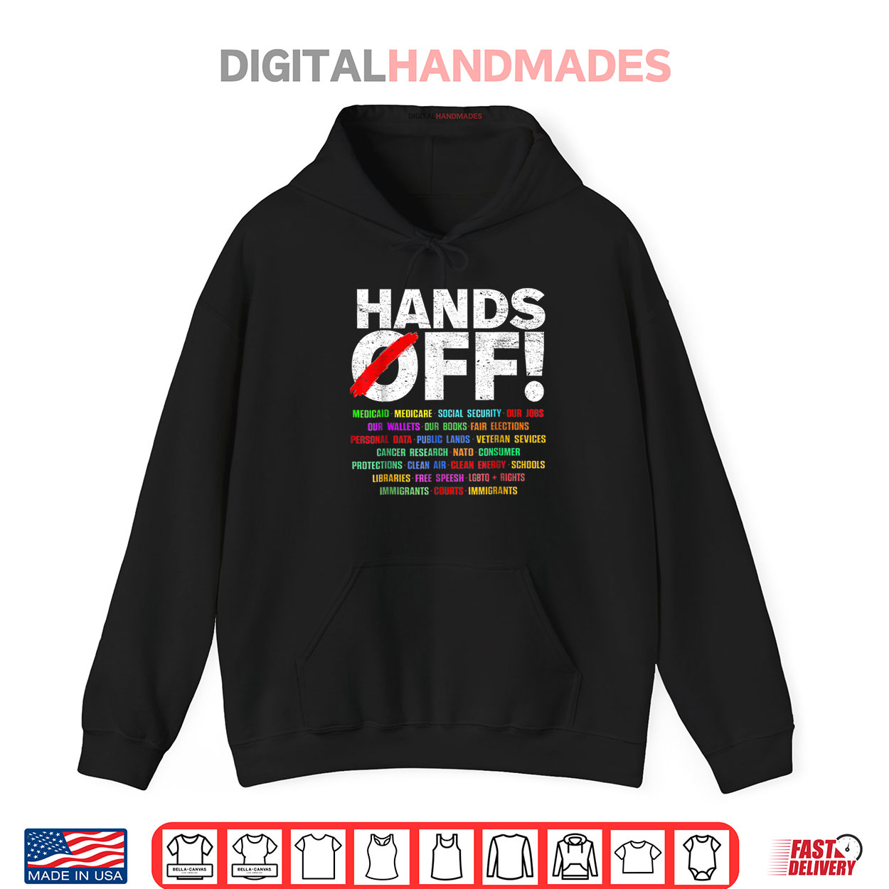 Hands Off Protest for Mens Womens Shirt Hands Off Protest for Mens Womens Shirt
