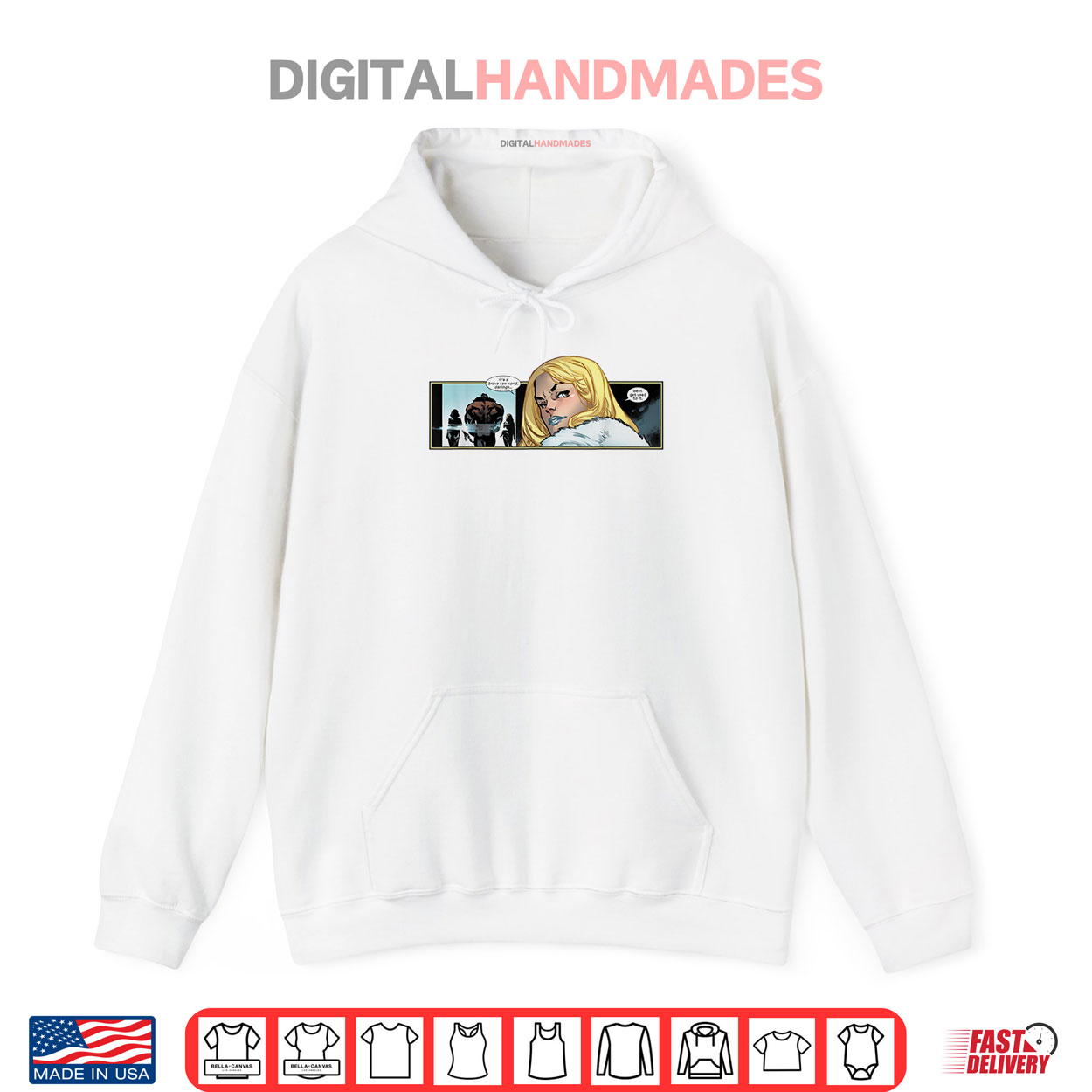 Marvel House of X Emma Frost Brave New World Comic Panel Shirt Marvel House of X Emma Frost Brave New World Comic Panel Shirt