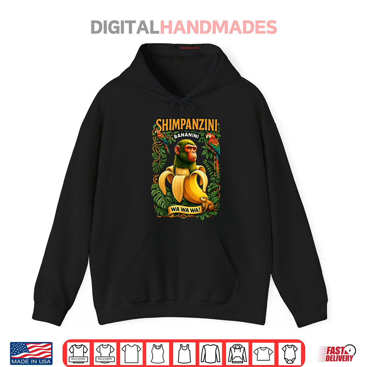 Shimpanzini Bananini Banana Monkey Meme Italian Brainrot Shirt Shimpanzini Bananini Banana Monkey Meme Italian Brainrot Shirt