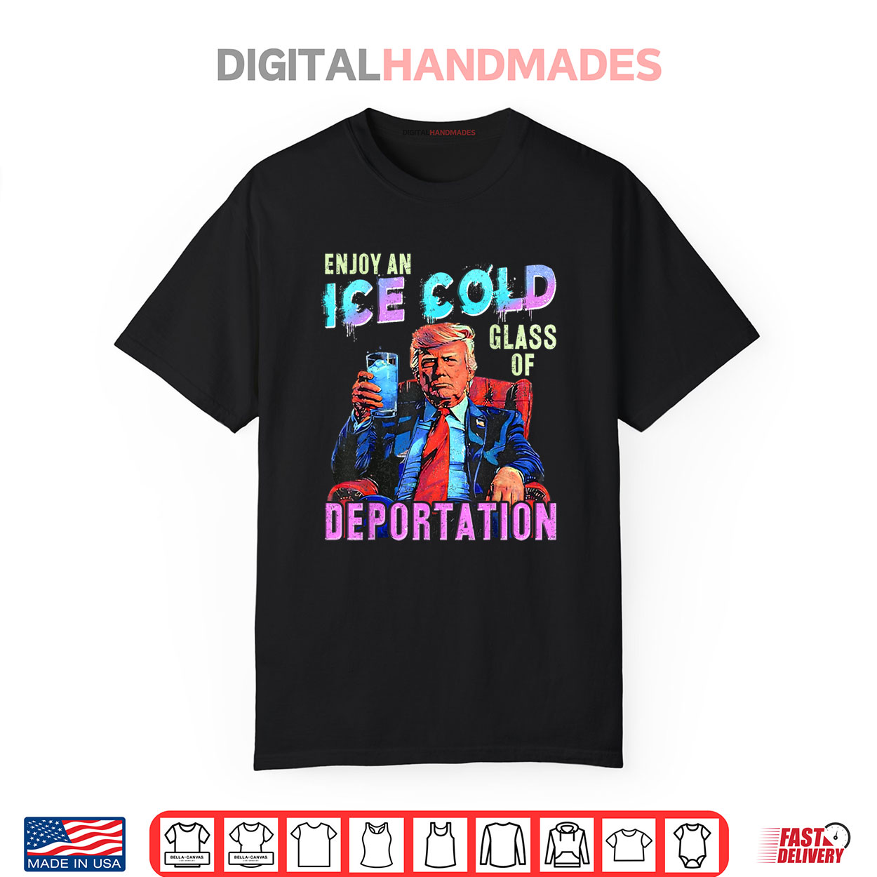 ICE Enjoy An Ice Cold Glass Of Deportation Shirt ICE Enjoy An Ice Cold Glass Of Deportation Shirt