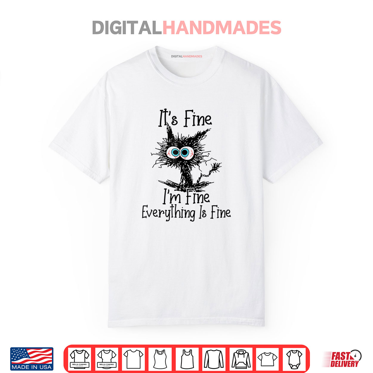 It’s Fine I’m Fine Everything Is Fine Shirt It’s Fine I’m Fine Everything Is Fine Shirt