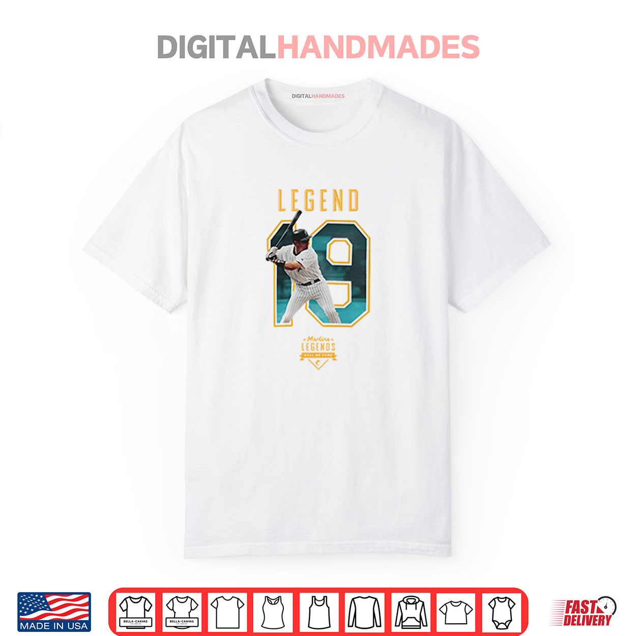 Legend Jeff Conine 19 Miami Marlin Shirt Legend Jeff Conine 19 Miami Marlin Shirt