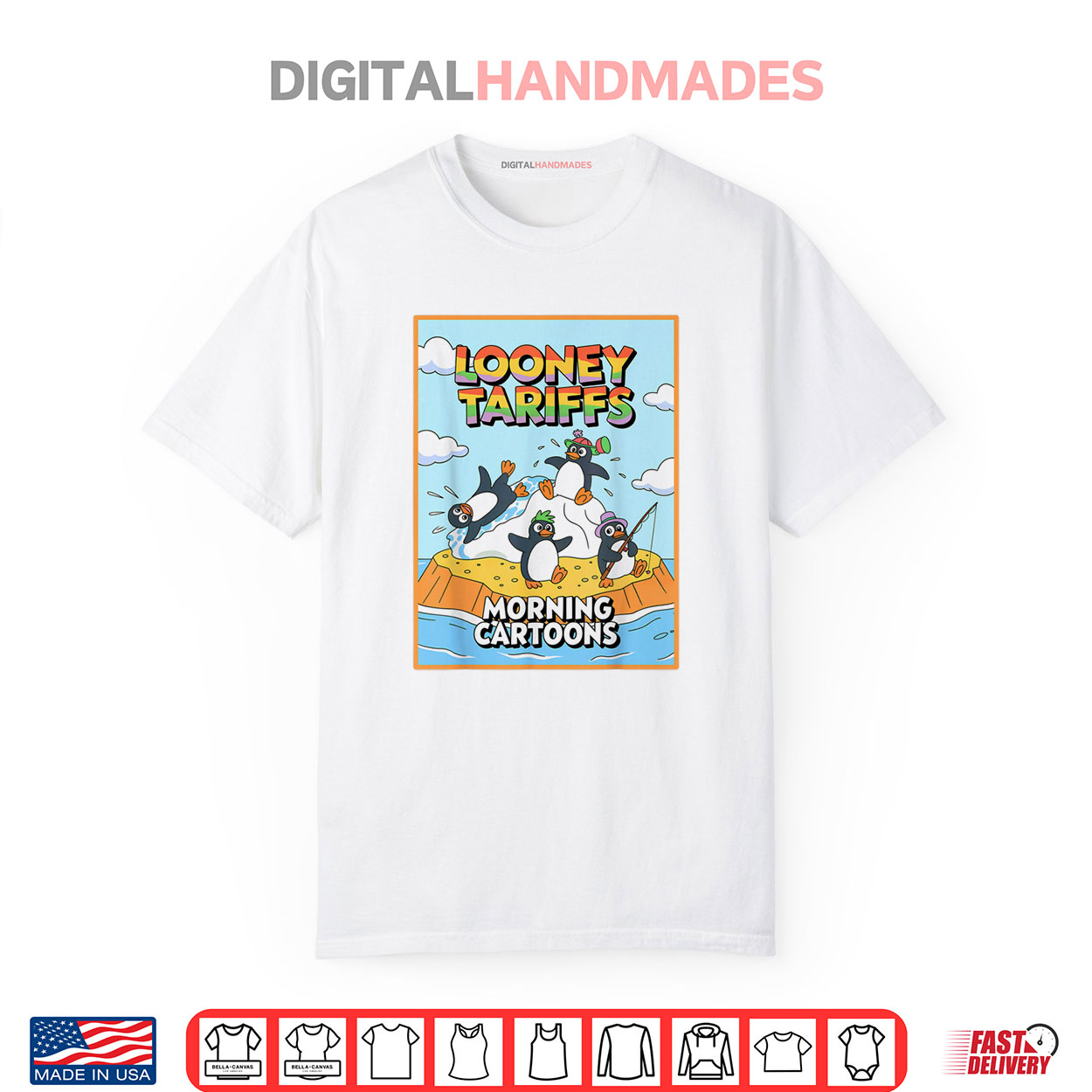 Looney Tariffs Political Injustice Funny Penguin Tariff Shirt Looney Tariffs Political Injustice Funny Penguin Tariff Shirt