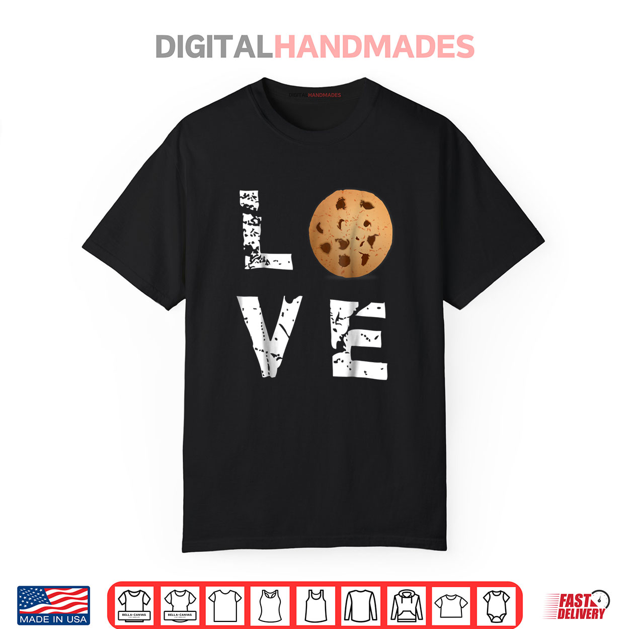 Love Chocolate Chip Cookie Funny Valentine’s Day Shirt Love Chocolate Chip Cookie Funny Valentine’s Day Shirt