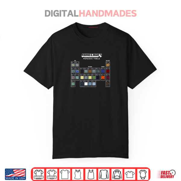 Minecraft Periodic Table Of Blocks Shirt