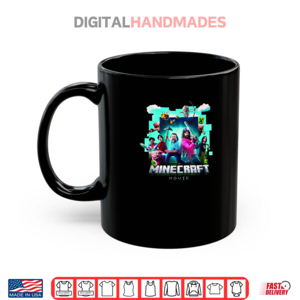 Mug A Minecraft Movie Adventure Gang Main Characters Group Shot Shirt