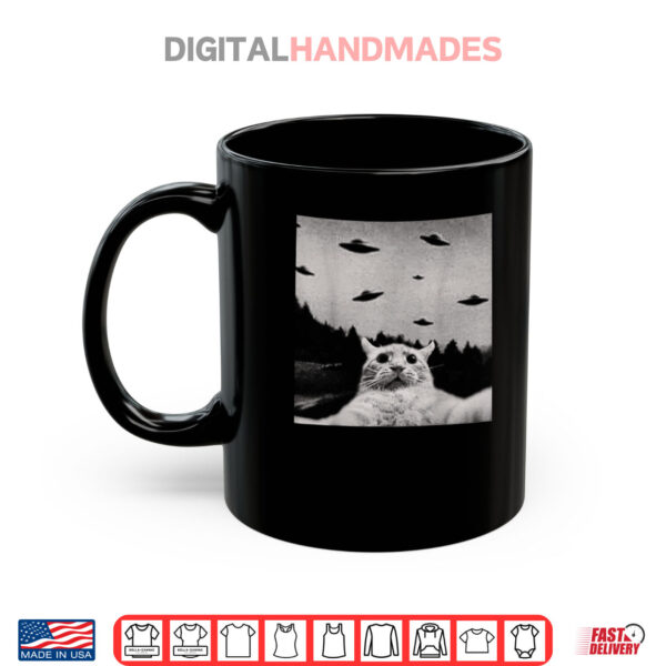 Alien UFO Funny Cat Shirt 3 Mug Alien UFO Funny Cat Shirt