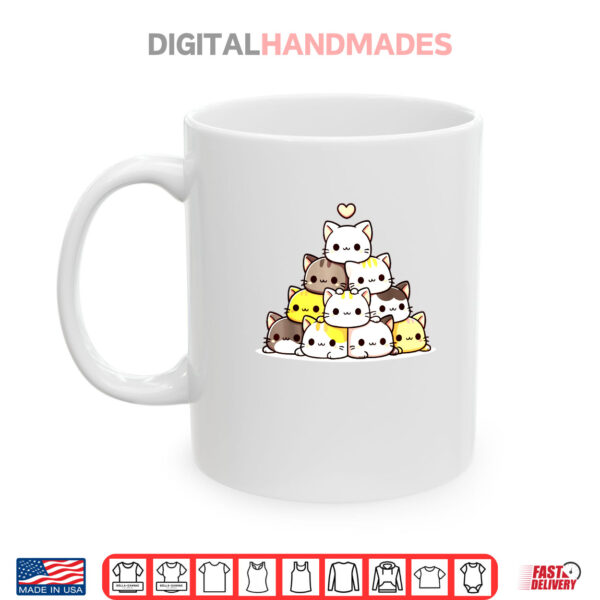 Mug Cat Cute Kitty Cats Anime Kawaii Neko Shirt