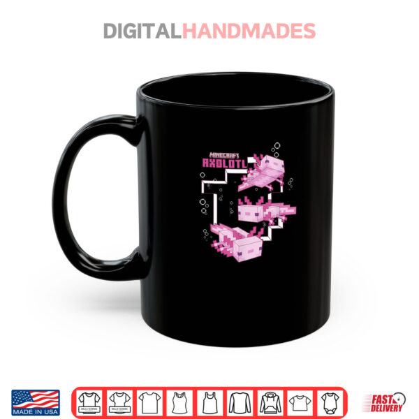 Mug Minecraft Pink Axolotl Pond Shirt