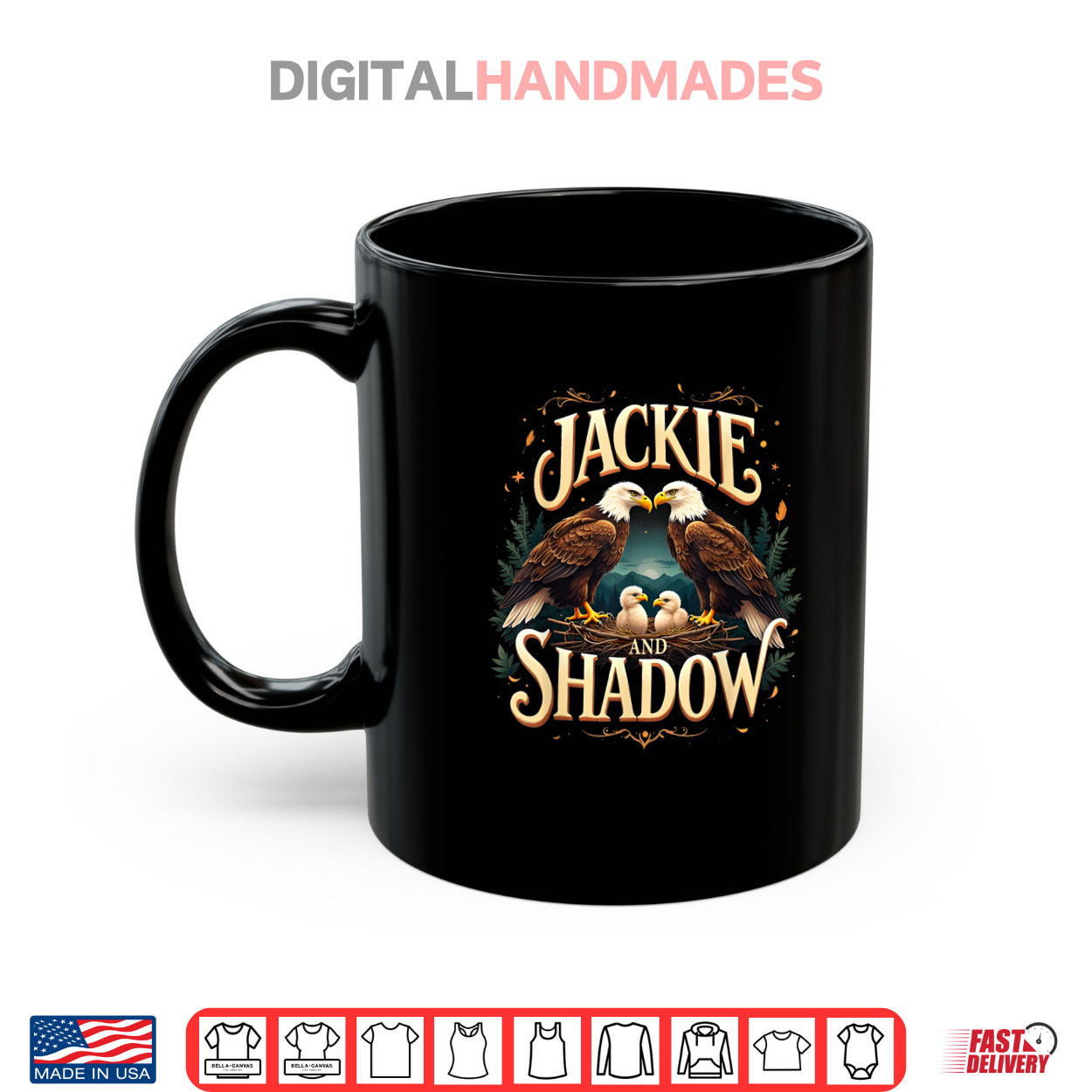Vintage Jackie and Shadow Bald Eagle Family Shirt Vintage Jackie and Shadow Bald Eagle Family Shirt