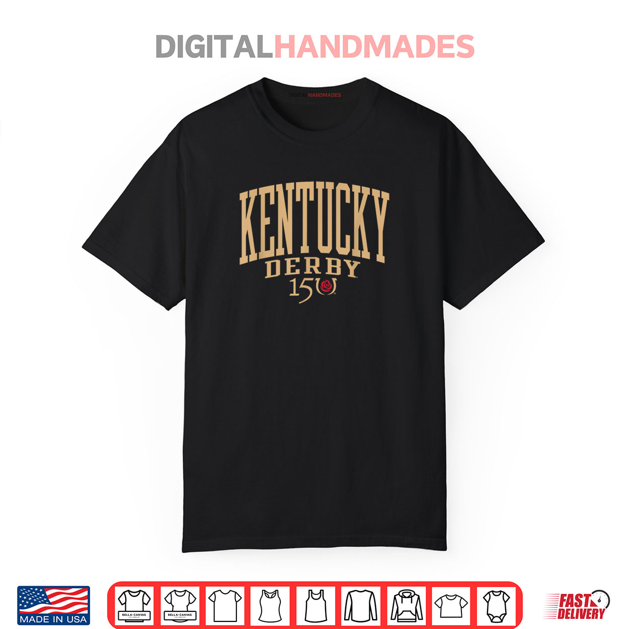 Officially Licensed Kentucky Derby 150th Classic Logo Shirt Officially Licensed Kentucky Derby 150th Classic Logo Shirt