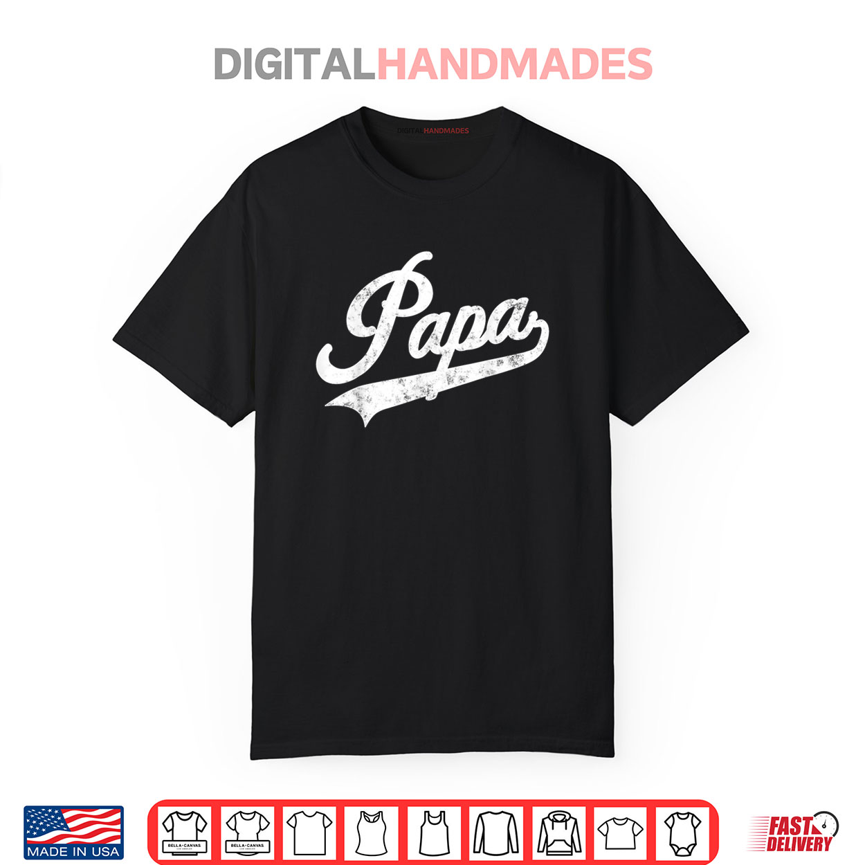 Papa Retro Style Father’s Day Shirt Papa Retro Style Father’s Day Shirt
