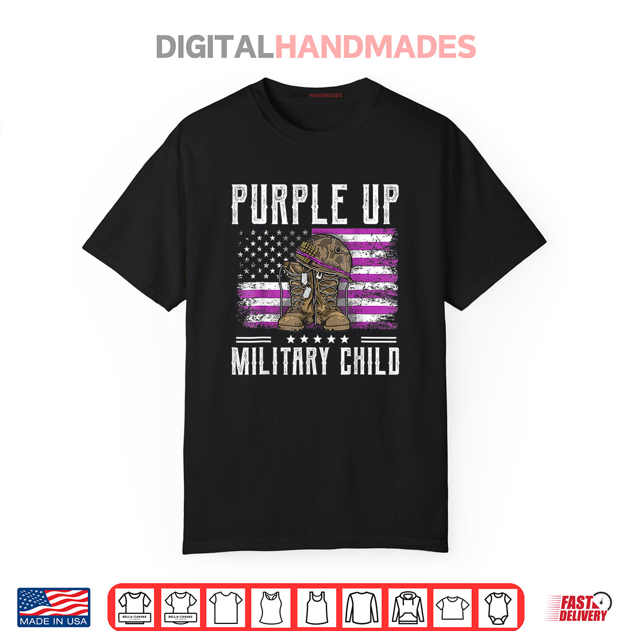 Purple Up For Military Child Flag Military Child Month Shirt Purple Up For Military Child Flag Military Child Month Shirt