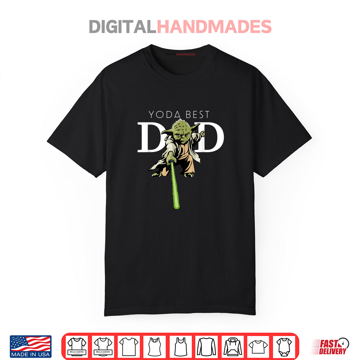 Star Wars Yoda Lightsaber Best Dad Father’s Day Shirt Star Wars Yoda Lightsaber Best Dad Father’s Day Shirt