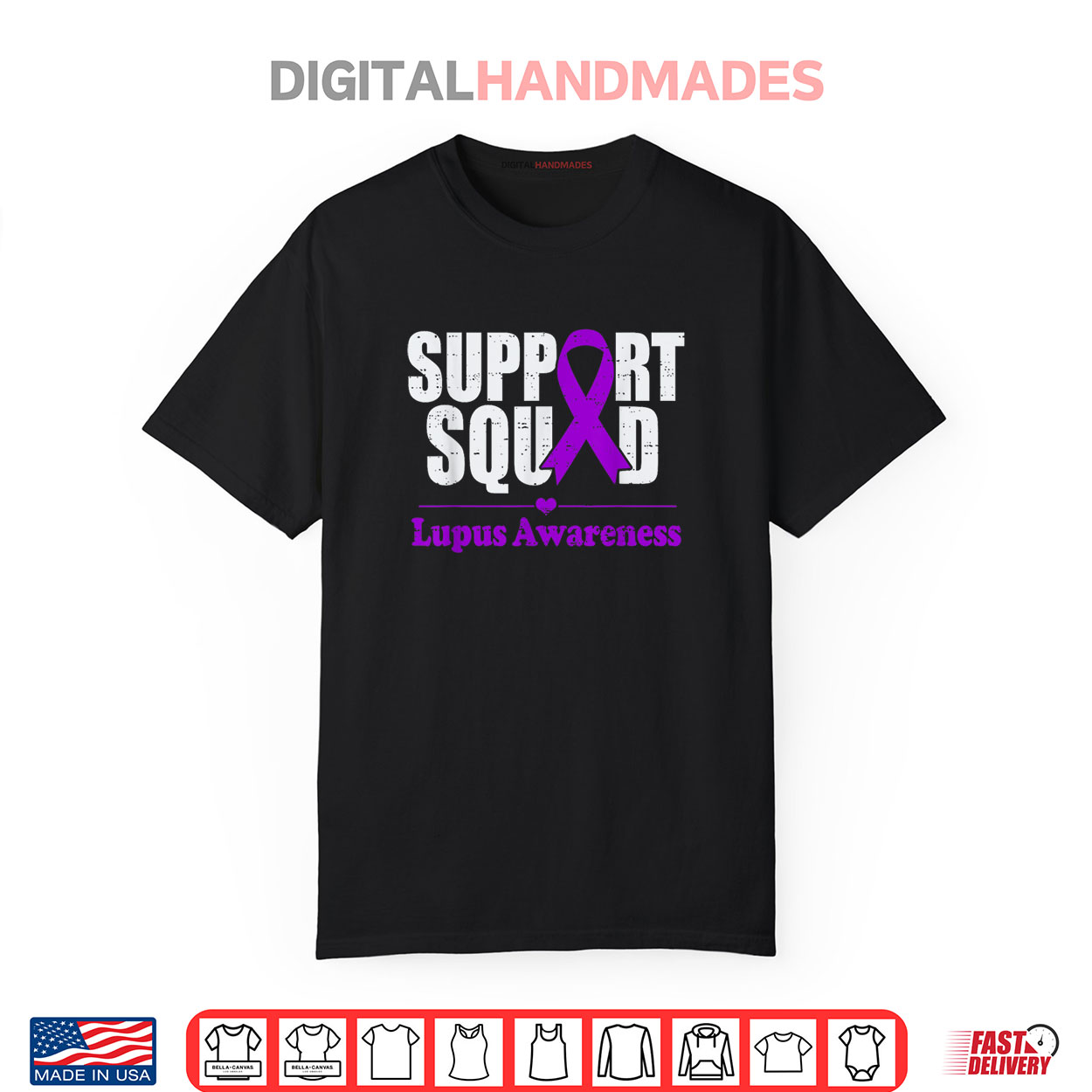 Support Squad Lupus Awareness Purple Autoimmune Disease Shirt Support Squad Lupus Awareness Purple Autoimmune Disease Shirt