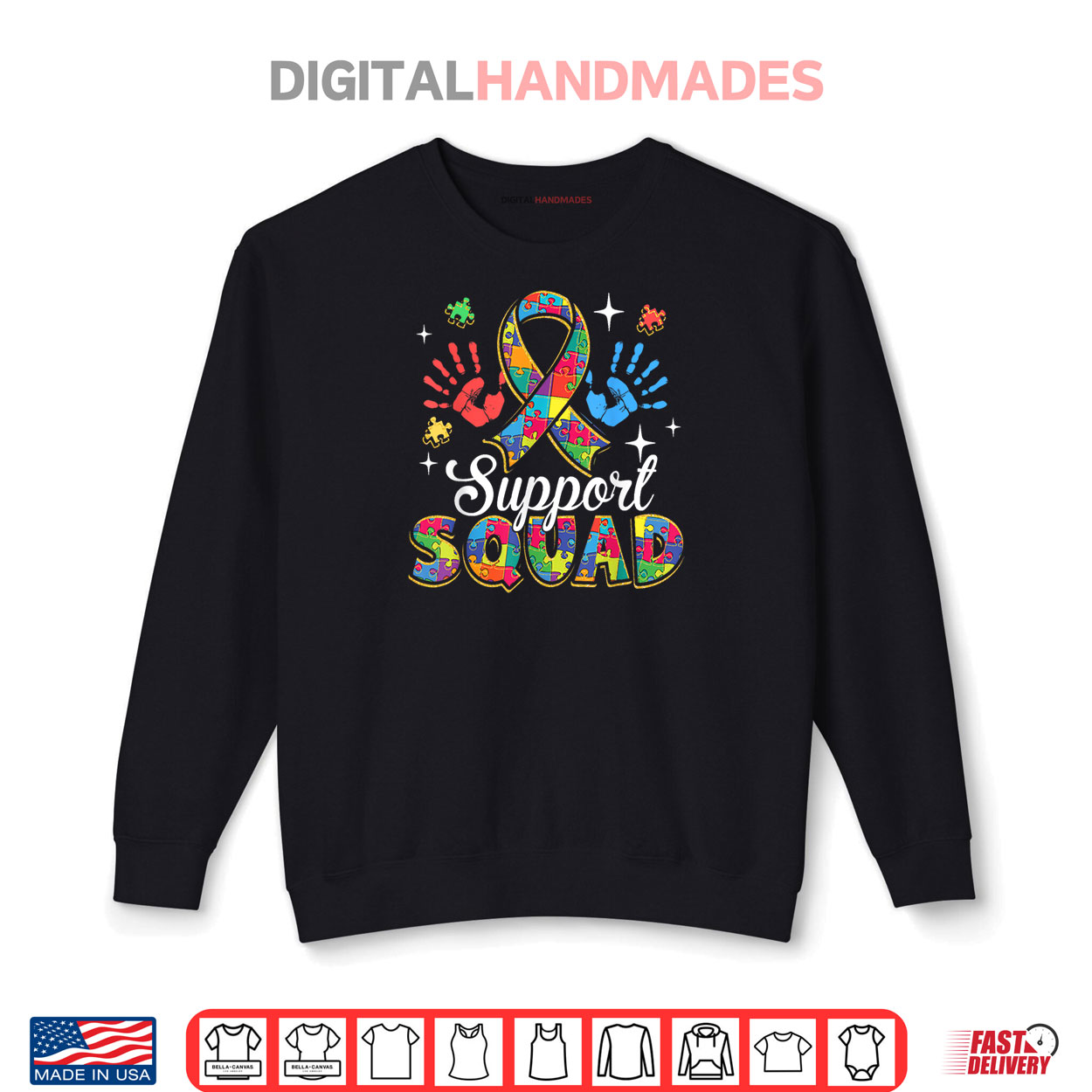 Autism Awareness Autism Support Squad Family Shirt Autism Awareness Autism Support Squad Family Shirt