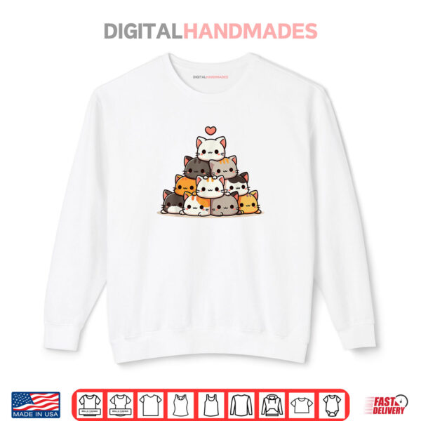 Sweatshirt Cat Cute Kitty Cats Anime Kawaii Neko Shirt
