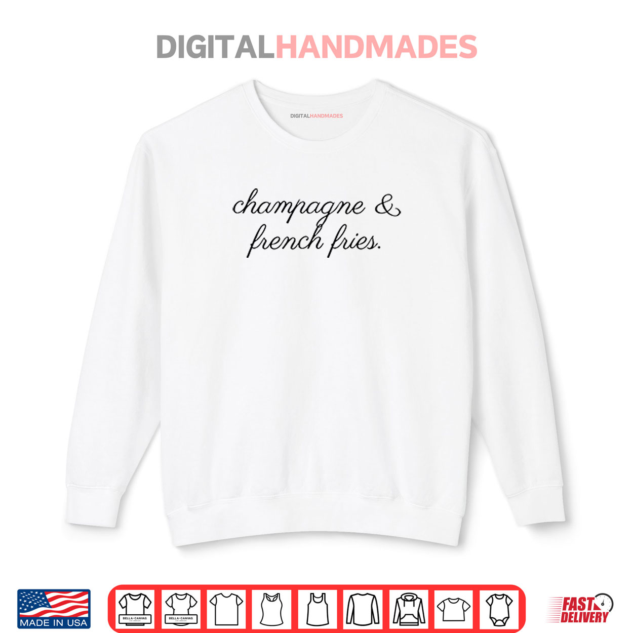 Champagne And French Fries Shirt Champagne And French Fries Shirt