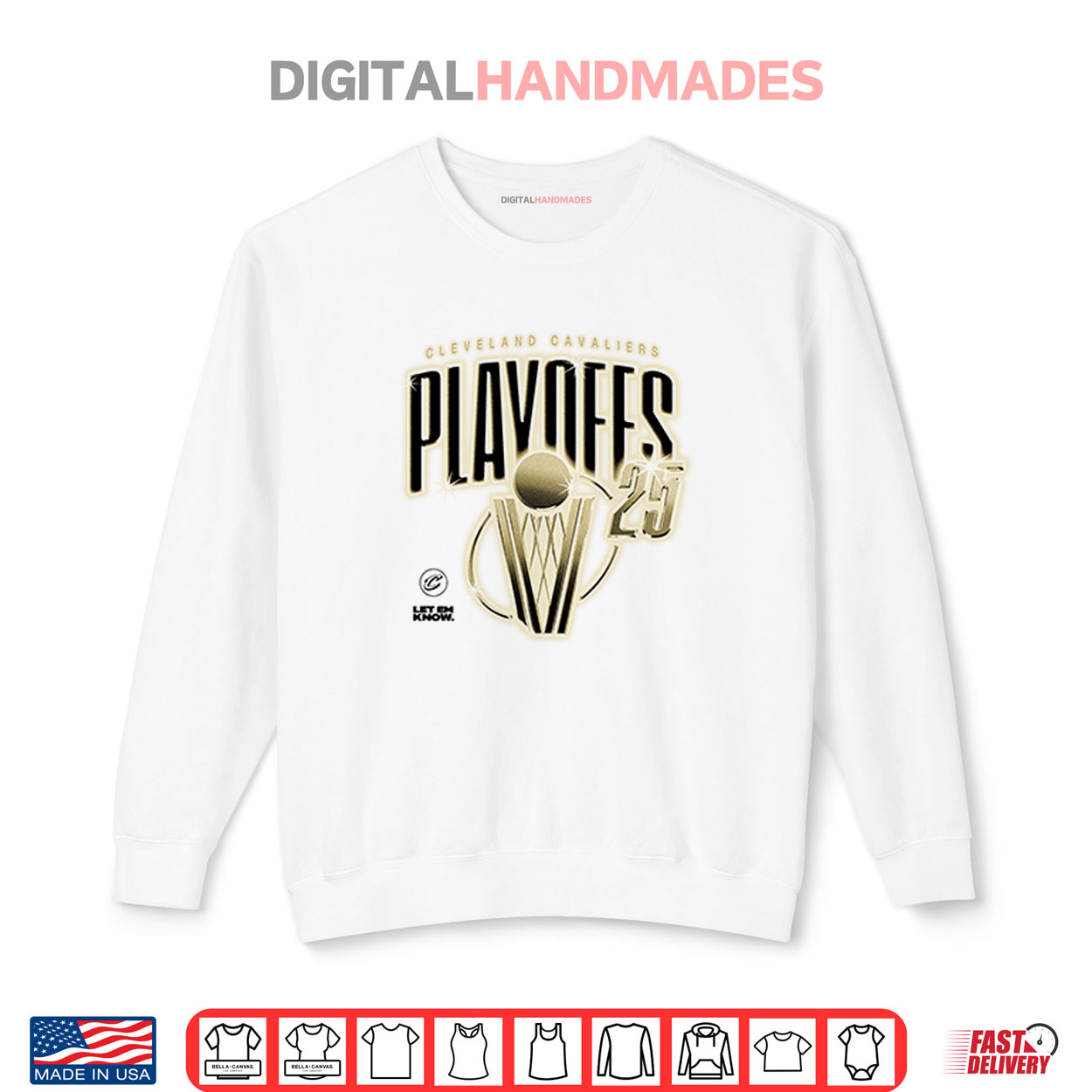 Cleveland Cavaliers Playoffs 2025 Let Em Know Shirt Cleveland Cavaliers Playoffs 2025 Let Em Know Shirt