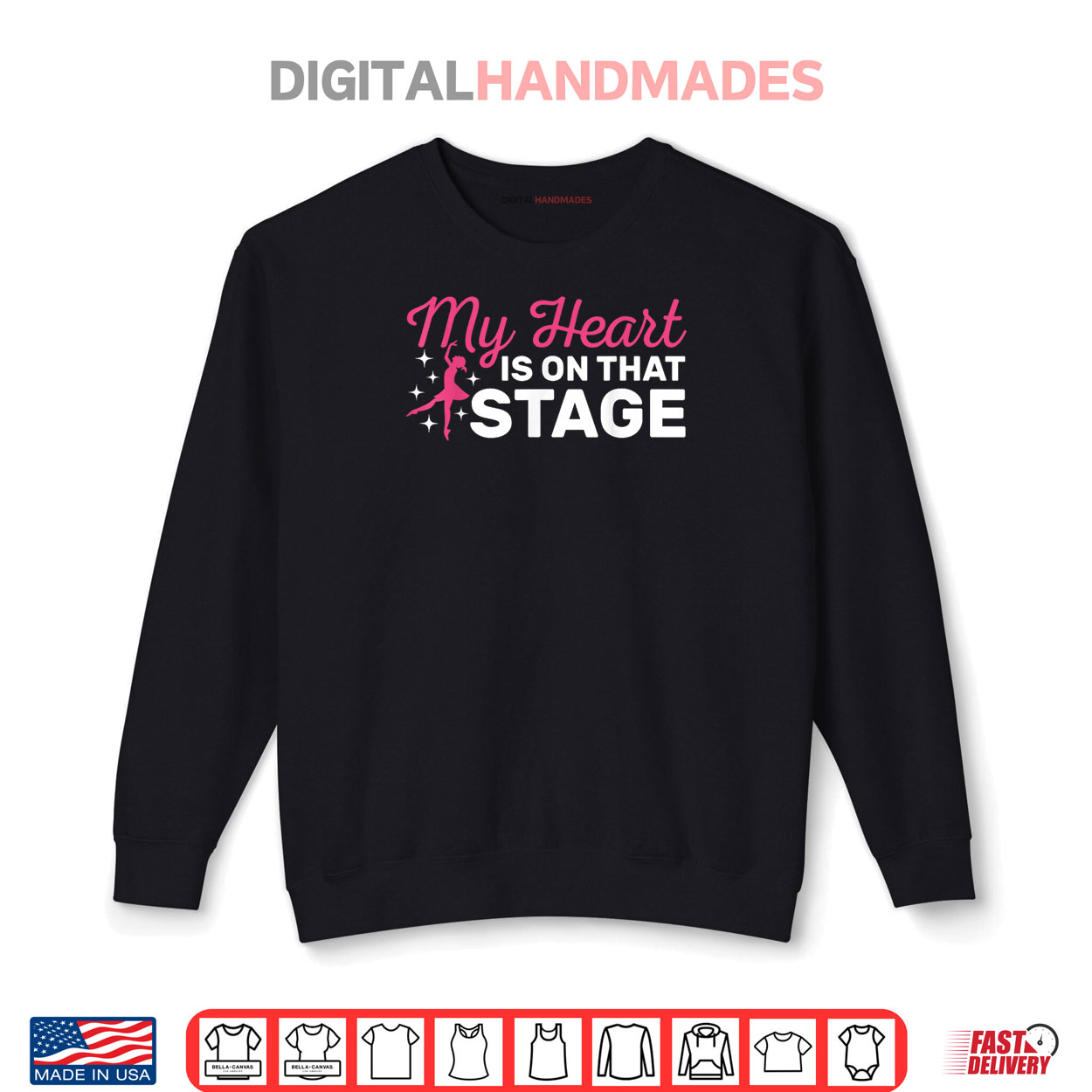 Dancing Mom My Heart Is On That Stage for Dance Mom Shirt Dancing Mom My Heart Is On That Stage for Dance Mom Shirt