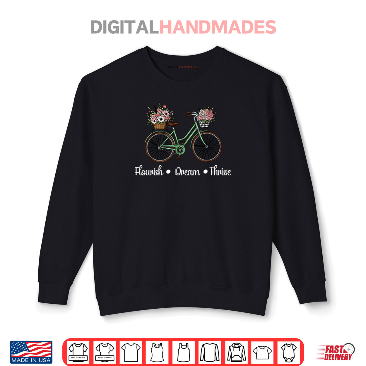 Flourish Dream Thrive Floral Bike Subtle 8647 Trump Resist Shirt Flourish Dream Thrive Floral Bike Subtle 8647 Trump Resist Shirt