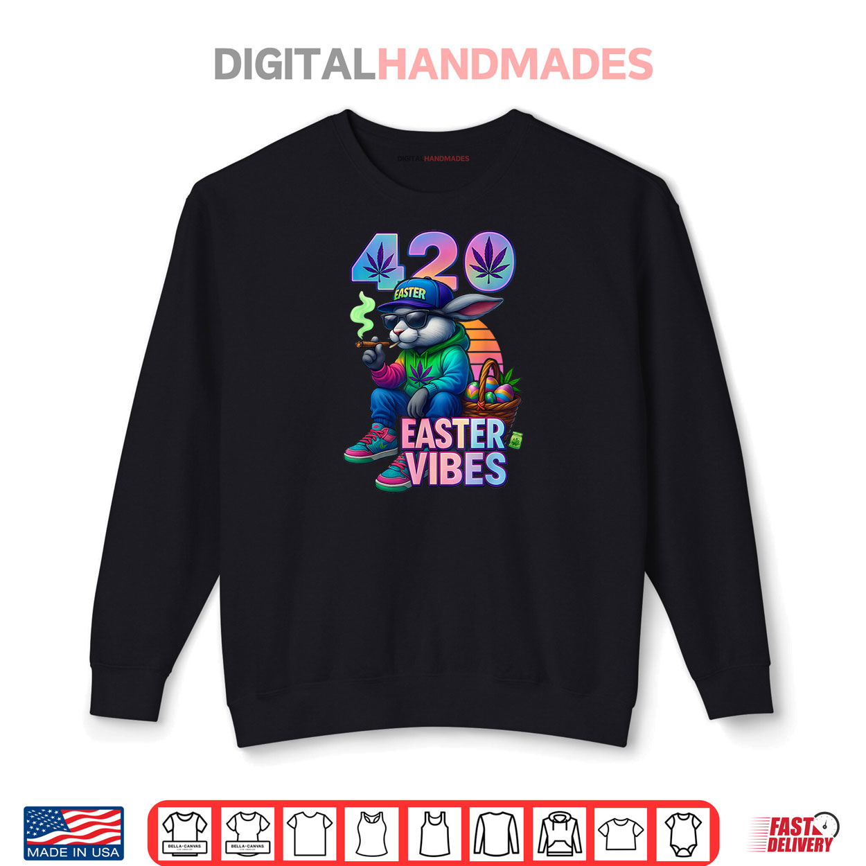 Funny 420 Easter Bunny Design Shirt Funny 420 Easter Bunny Design Shirt