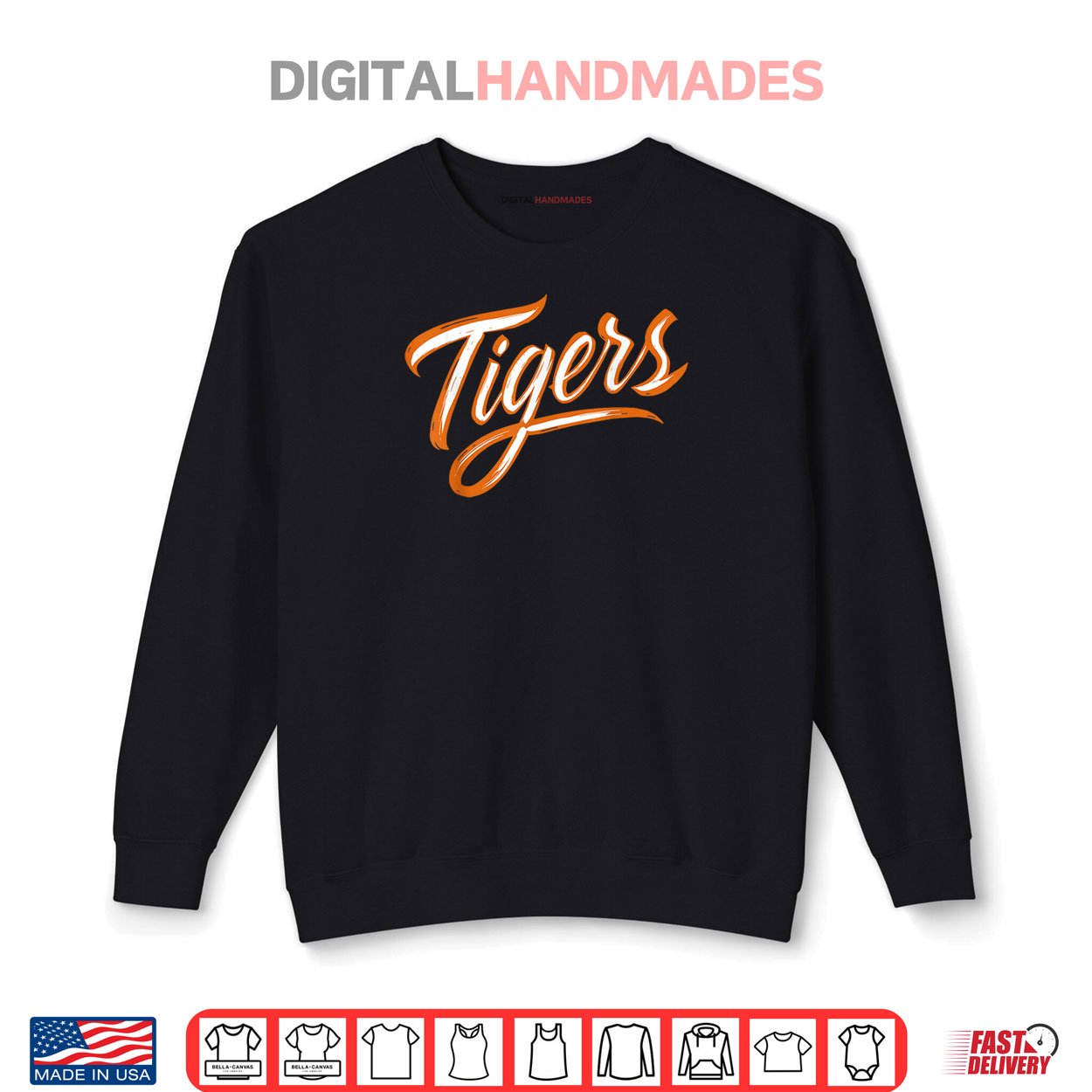 Graphic Tigers Last Name Style Classic Shirt Graphic Tigers Last Name Style Classic Shirt