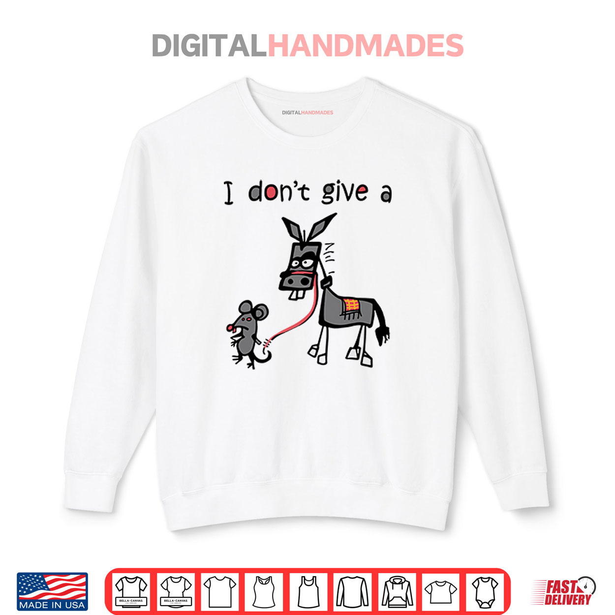 I Don’t Give A Rat Ass Mouse Donkey Shirt I Don’t Give A Rat Ass Mouse Donkey Shirt