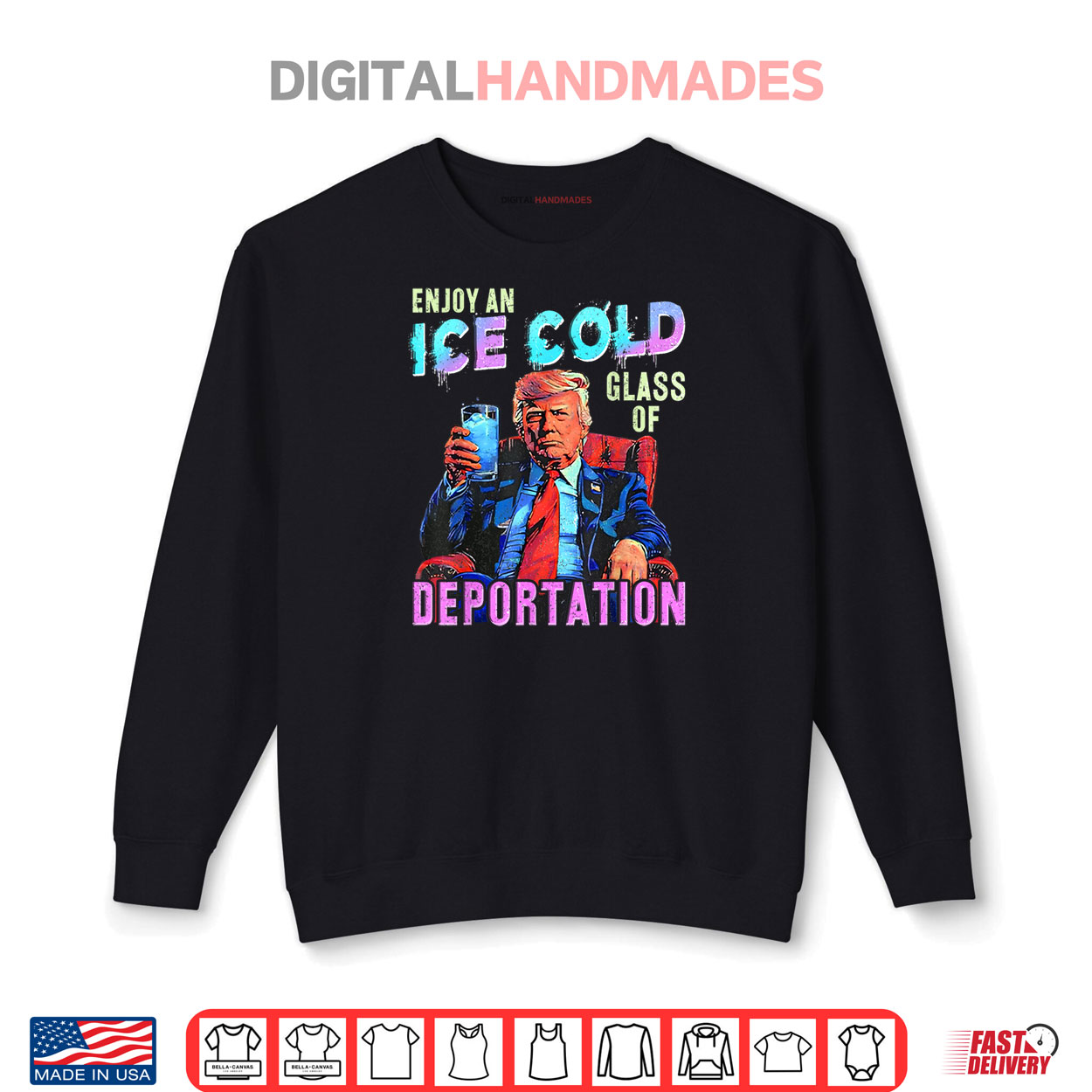 ICE Enjoy An Ice Cold Glass Of Deportation Shirt ICE Enjoy An Ice Cold Glass Of Deportation Shirt