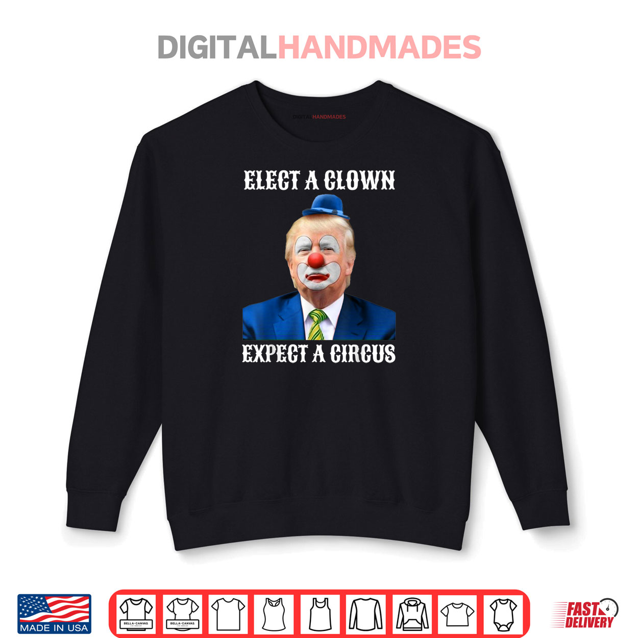 Impeach Anti Trump Elect A Clown Expect A Circus Fun Gift Shirt Impeach Anti Trump Elect A Clown Expect A Circus Fun Gift Shirt